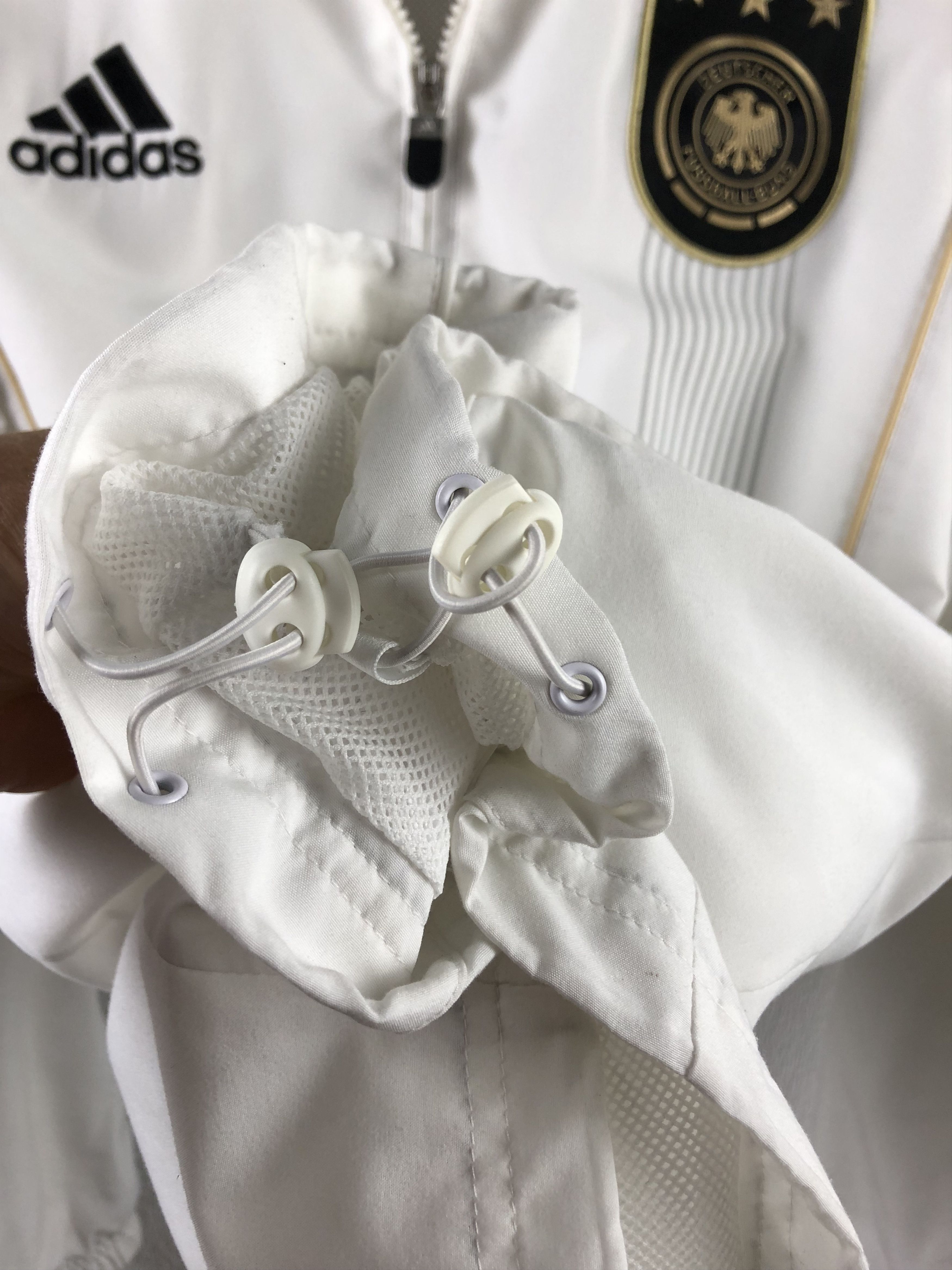 Adidas Vintage Adidas Germany Jacket Soccer Track Top White Mens Size US M / EU 48-50 / 2 - 10 Thumbnail