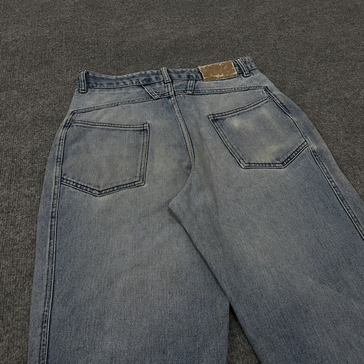 Marithe + Francois Girbaud Vintage MFG Double Zip Front Detail Light Wash Denim Size US 30 / EU 46 - 11 Thumbnail