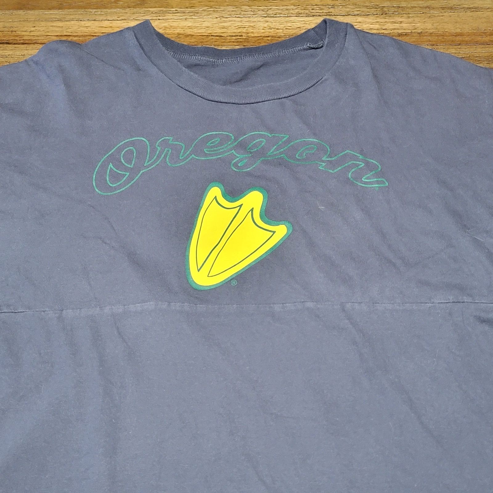 Other Oregon Ducks LS Dark Blue/Grey Heavyweight Tee - Size Medium Size M / US 6-8 / IT 42-44 - 2 Thumbnail