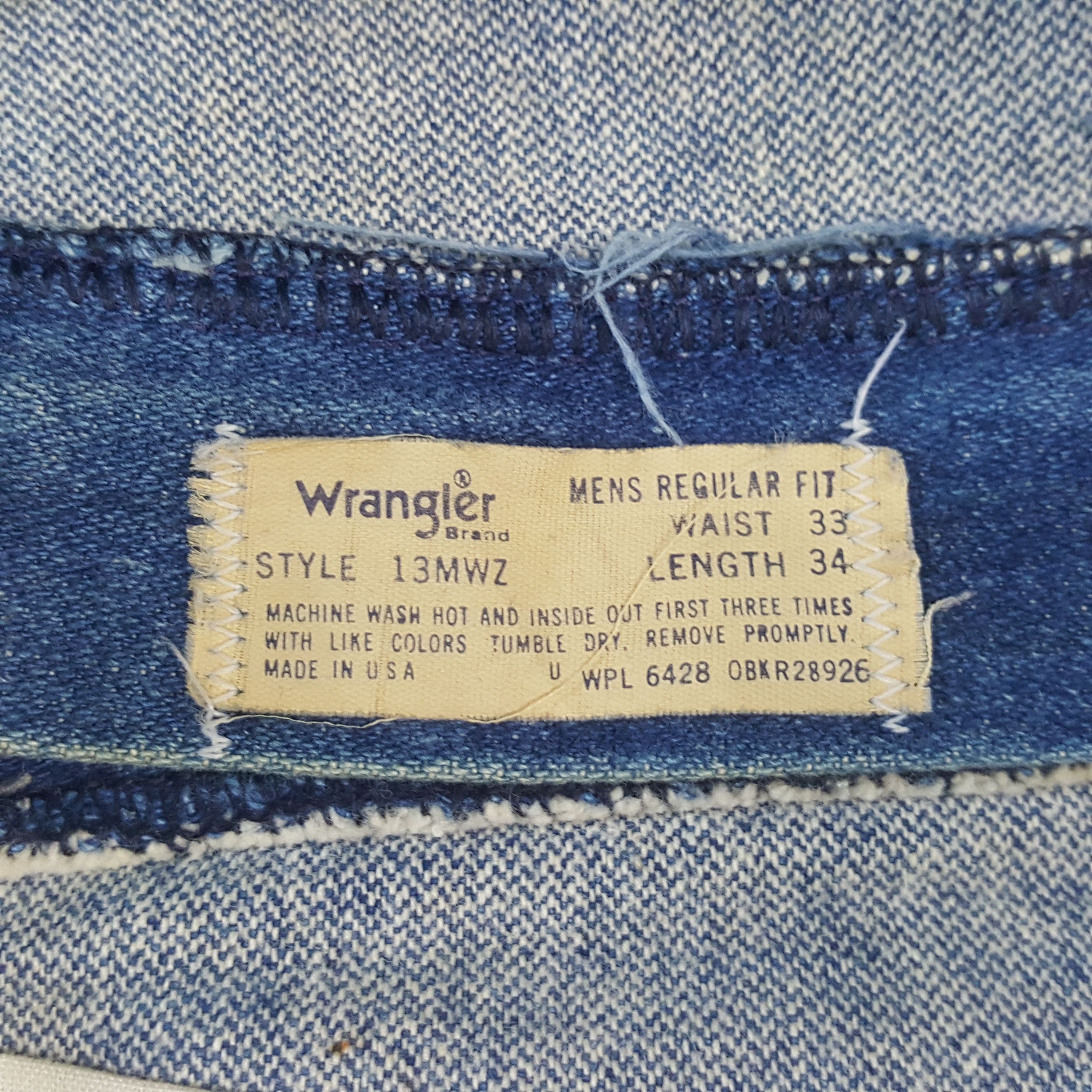 Wrangler Wrangler Made in USA Streetwear Style Jeans RR17 Size US 32 / EU 48 - 14 Thumbnail