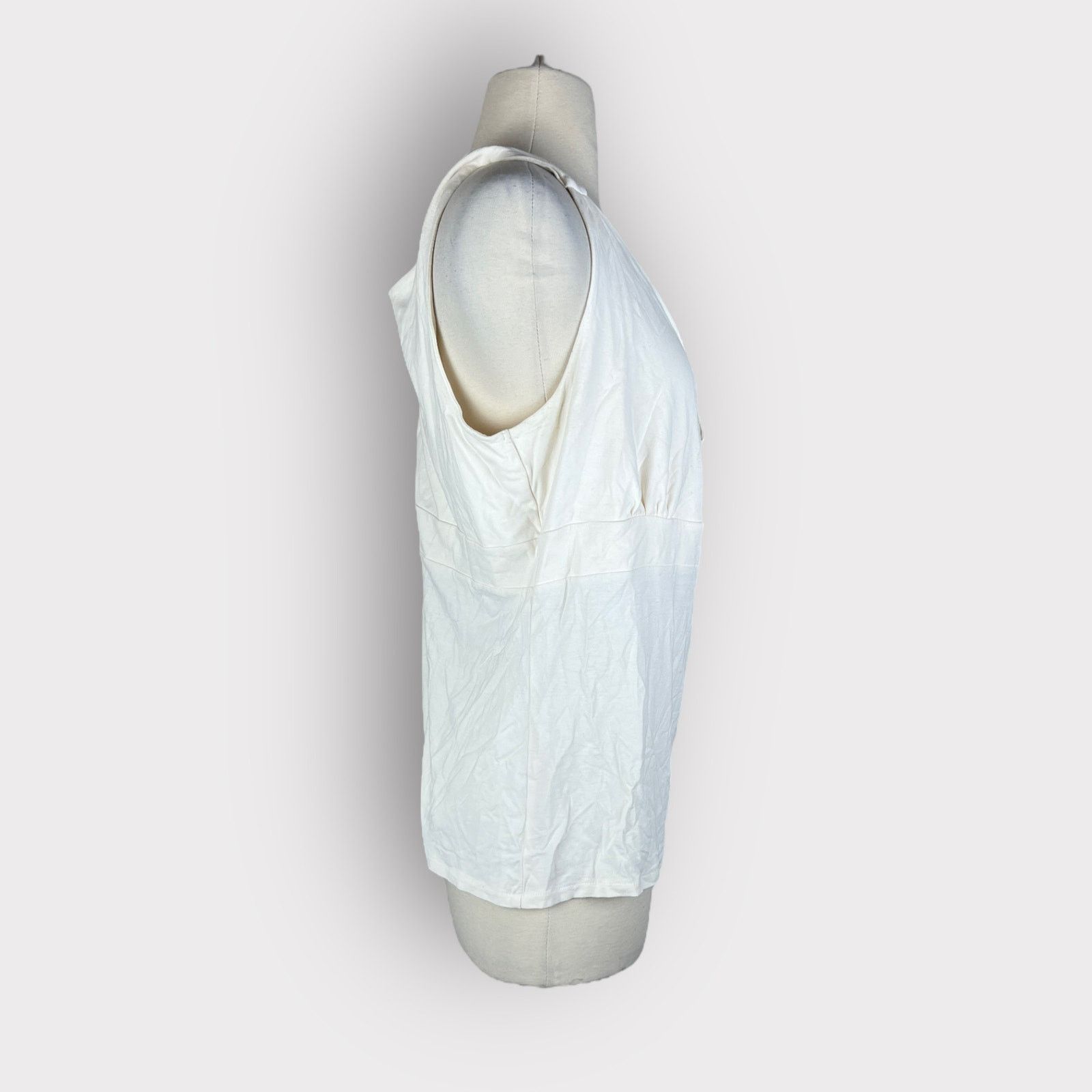 Vintage Talbot | Vintage Y2K Empire Waist Work Tank Top | Large Size L / US 10 / IT 46 - 2 Thumbnail
