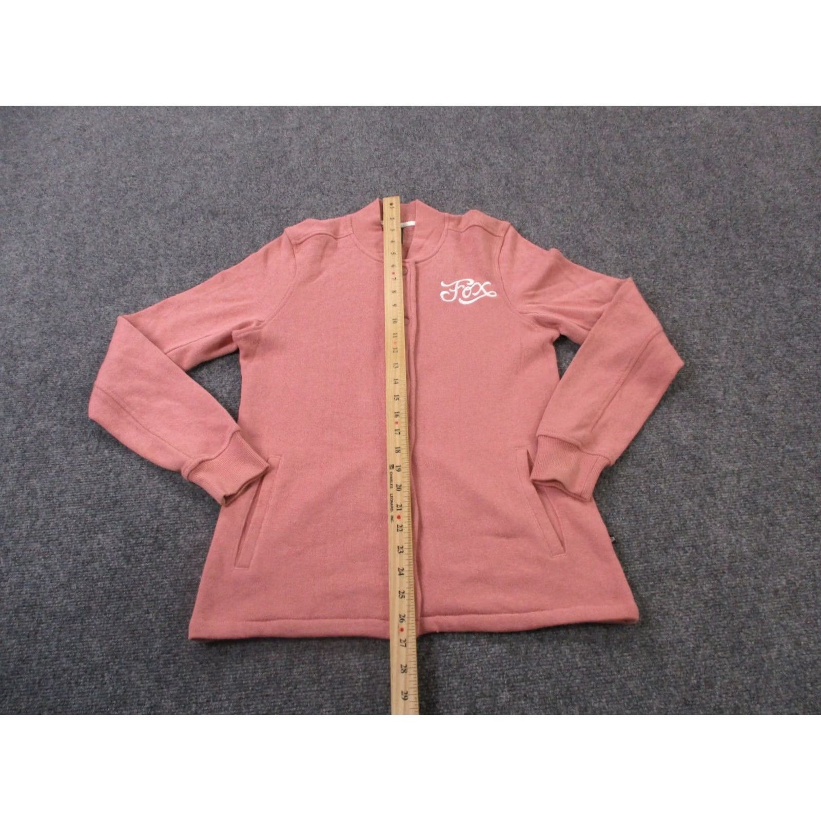Fox Racing VINTAGE Fox Racing Sweater Women XS Pink Cardigan Sport Varsity Preppy Fall Logo Size XS / US 0-2 / IT 36-38 - 3 Thumbnail