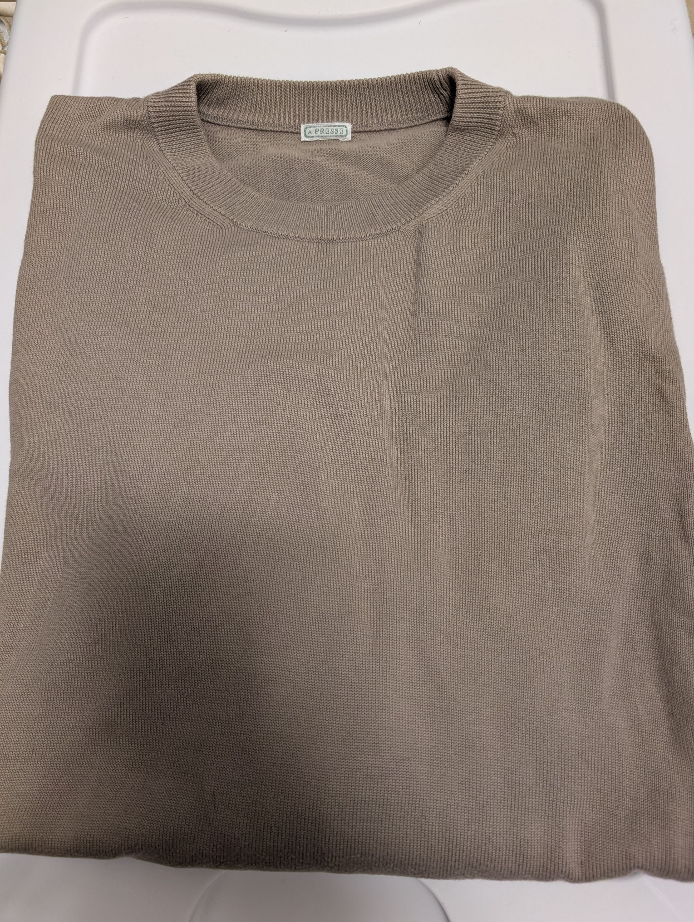 A.PRESSE A.Presse Cotton Light Sweater Shirt Size US M / EU 48-50 / 2 - 5 Thumbnail