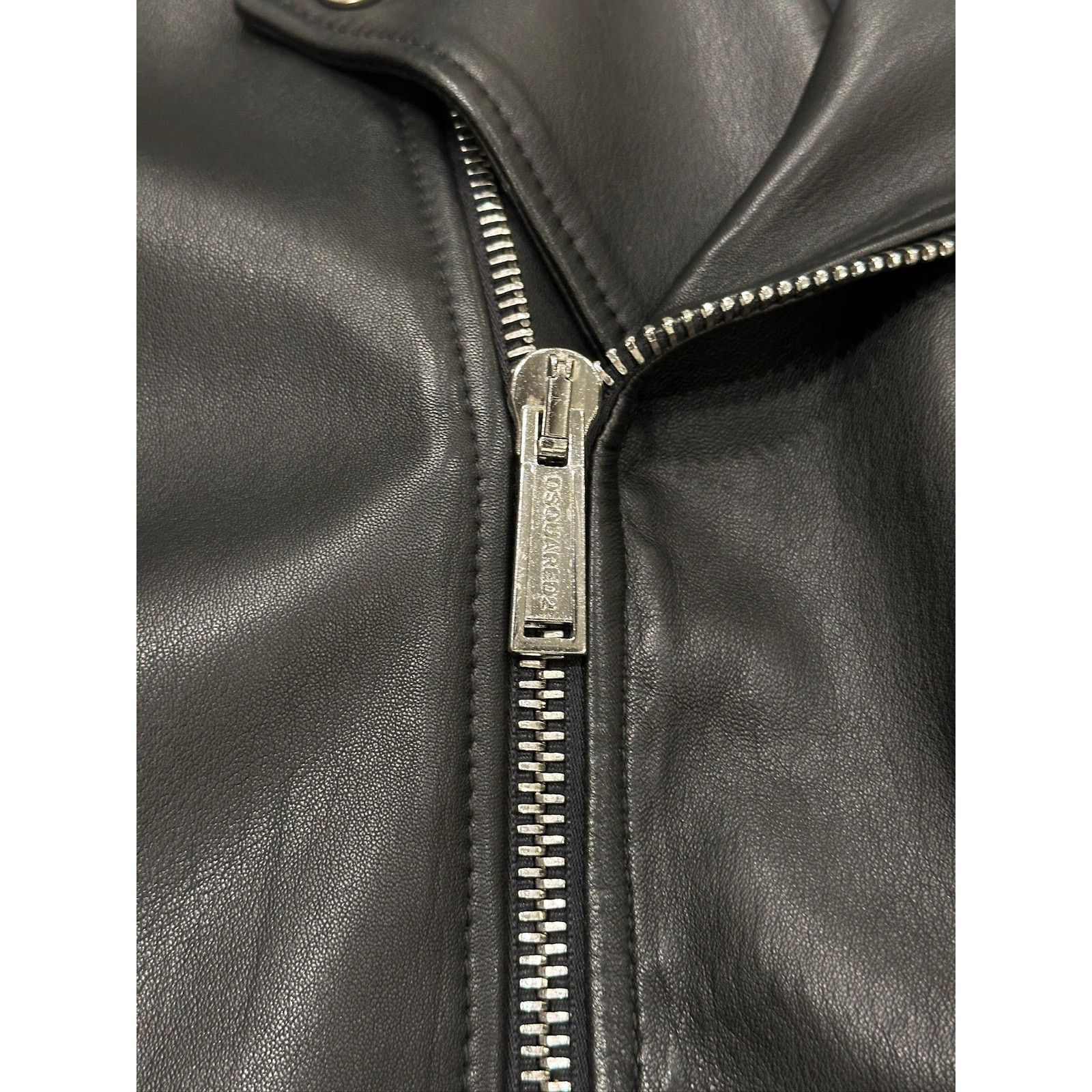 Dsquared2 2020s Dsquared2 biker leather jacket Size US L / EU 52-54 / 3 - 6 Thumbnail