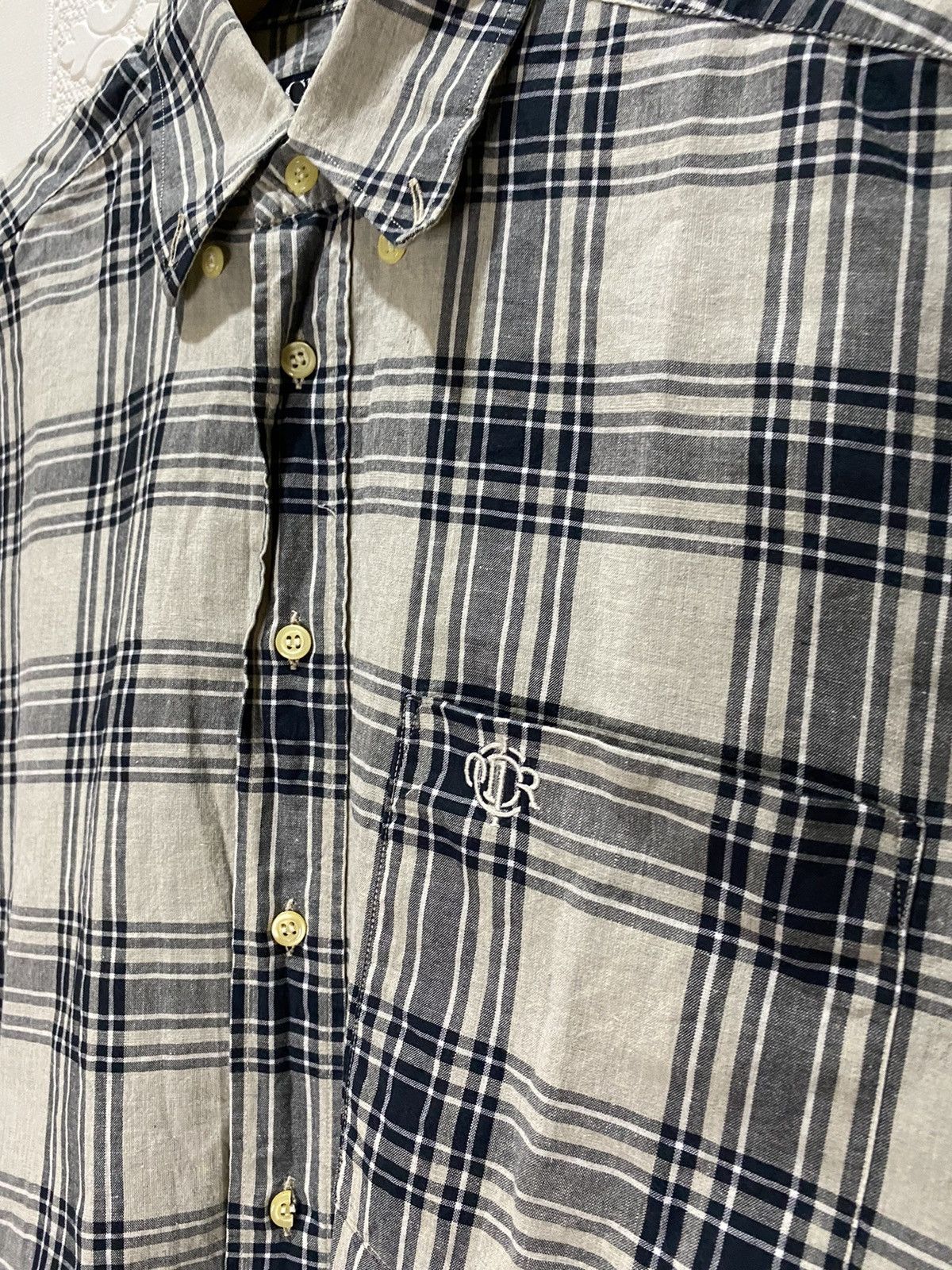 Christian Dior Monsieur × Vintage Vintage Christian Dior Monsieur Stripe Shirts Size US M / EU 48-50 / 2 - 3 Thumbnail