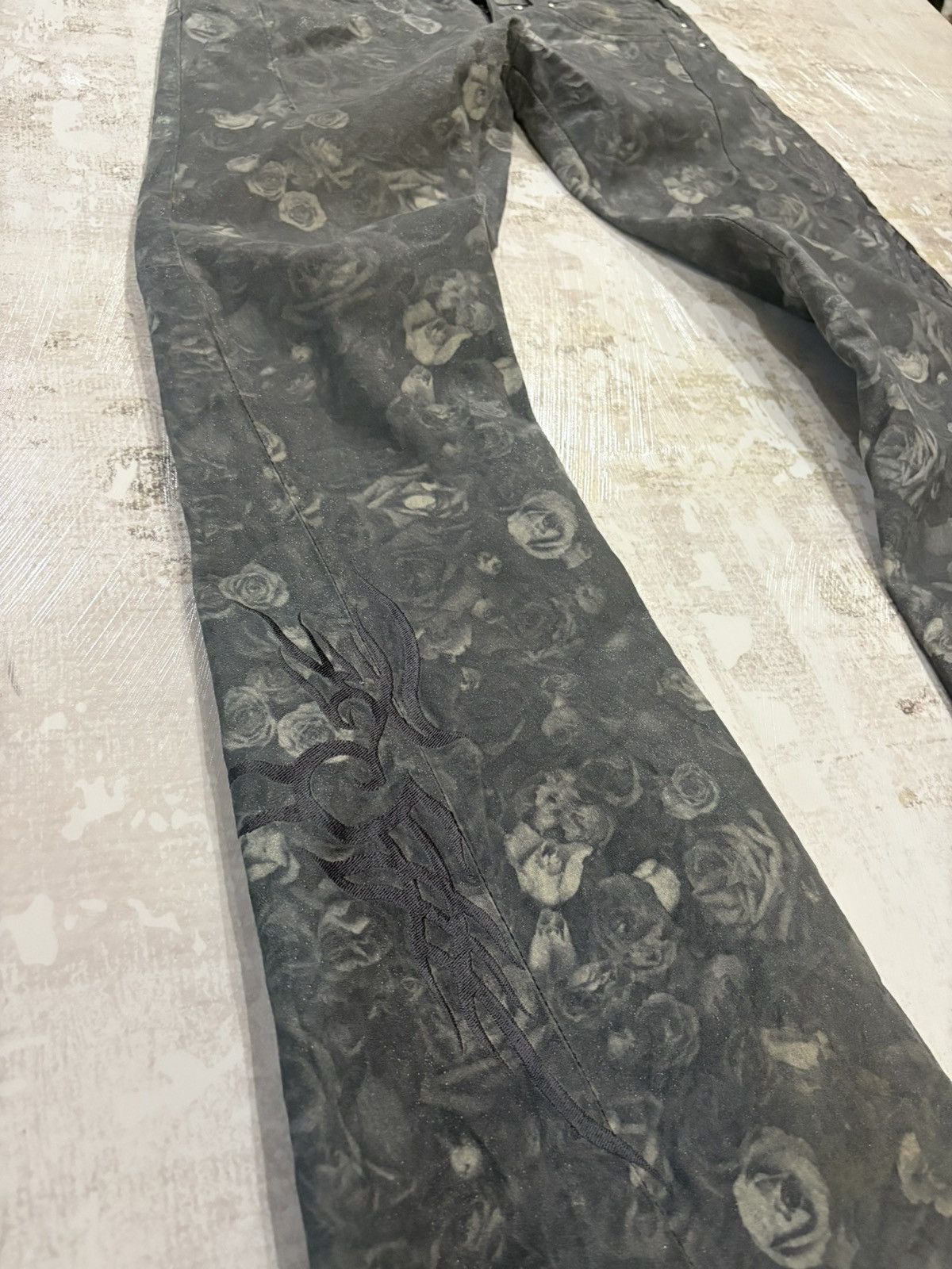 Tornado Mart Floral Tribal Flared Pants