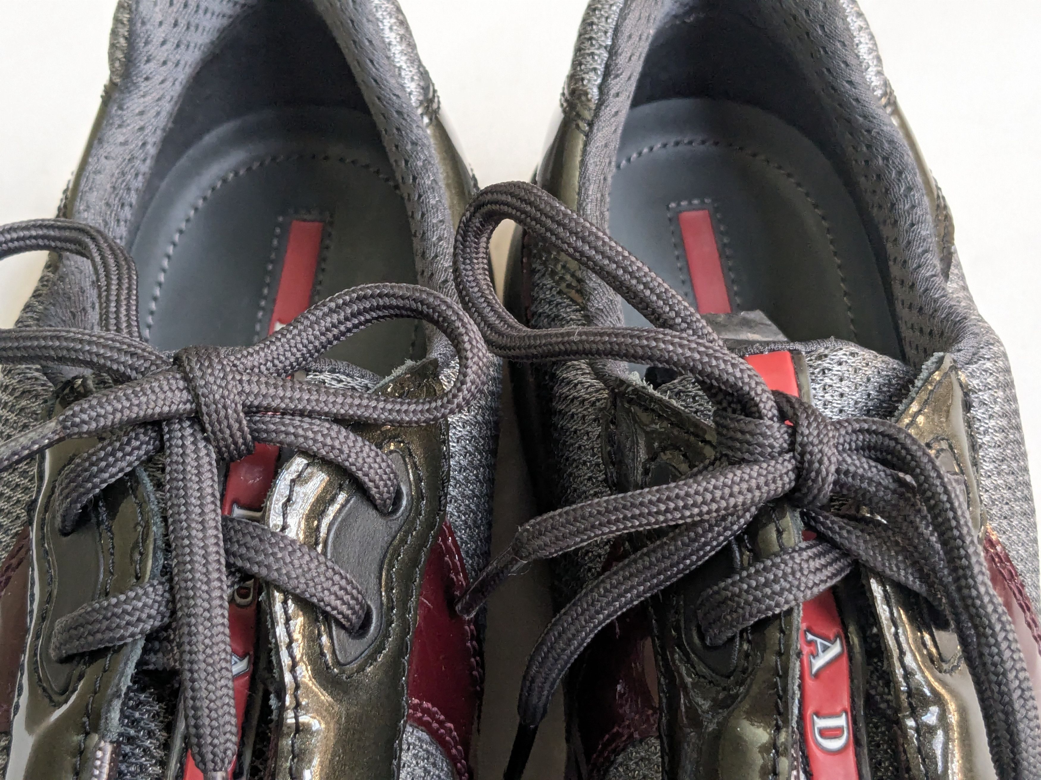Prada Prada America's Cup Burgundy Patent Leather 9 Low Tops Size US 9 / EU 42 - 4 Thumbnail