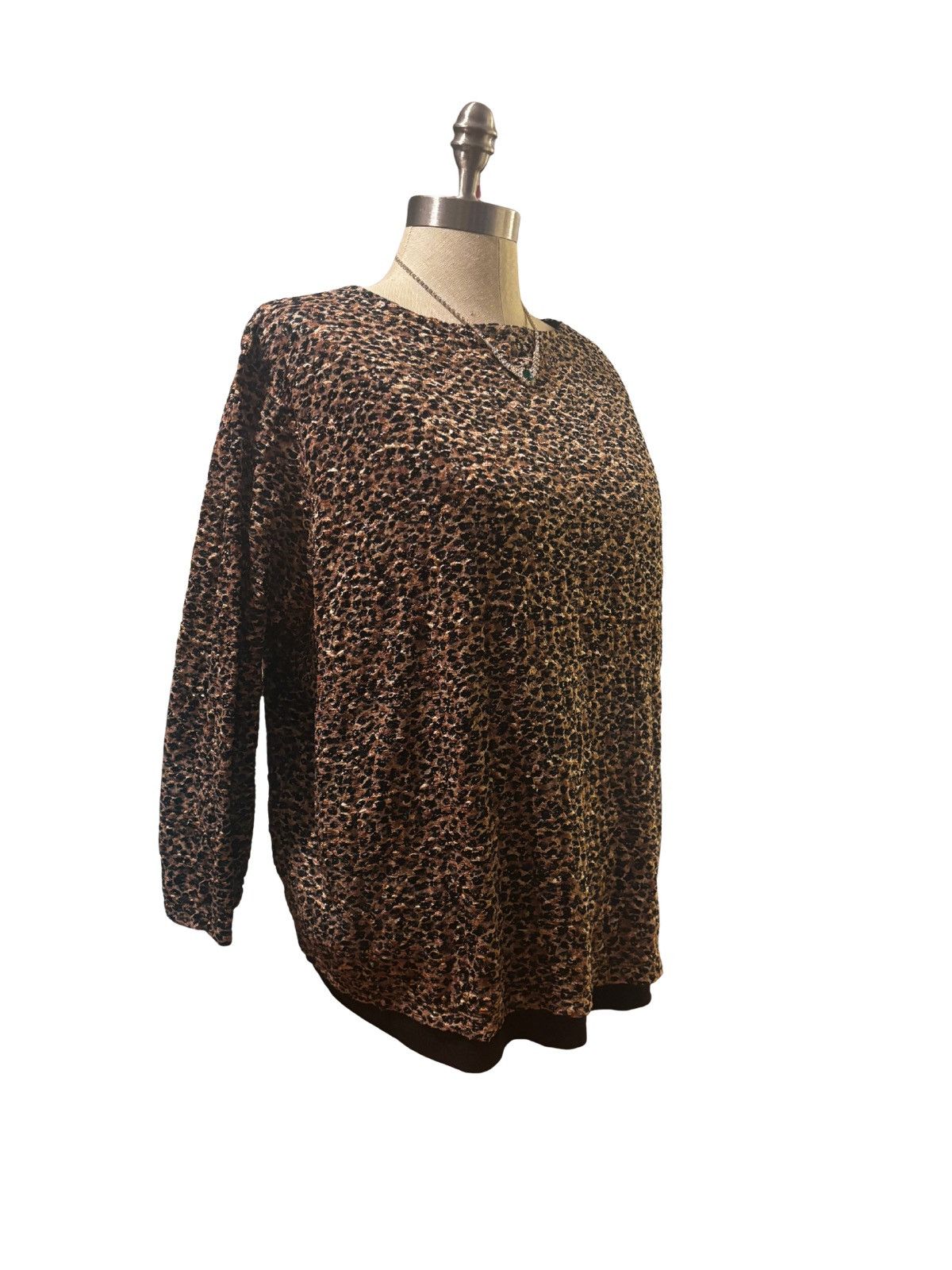 Other Women’s leopard pattern Top.wt0118 Size XL / US 12-14 / IT 48-50 - 10 Thumbnail