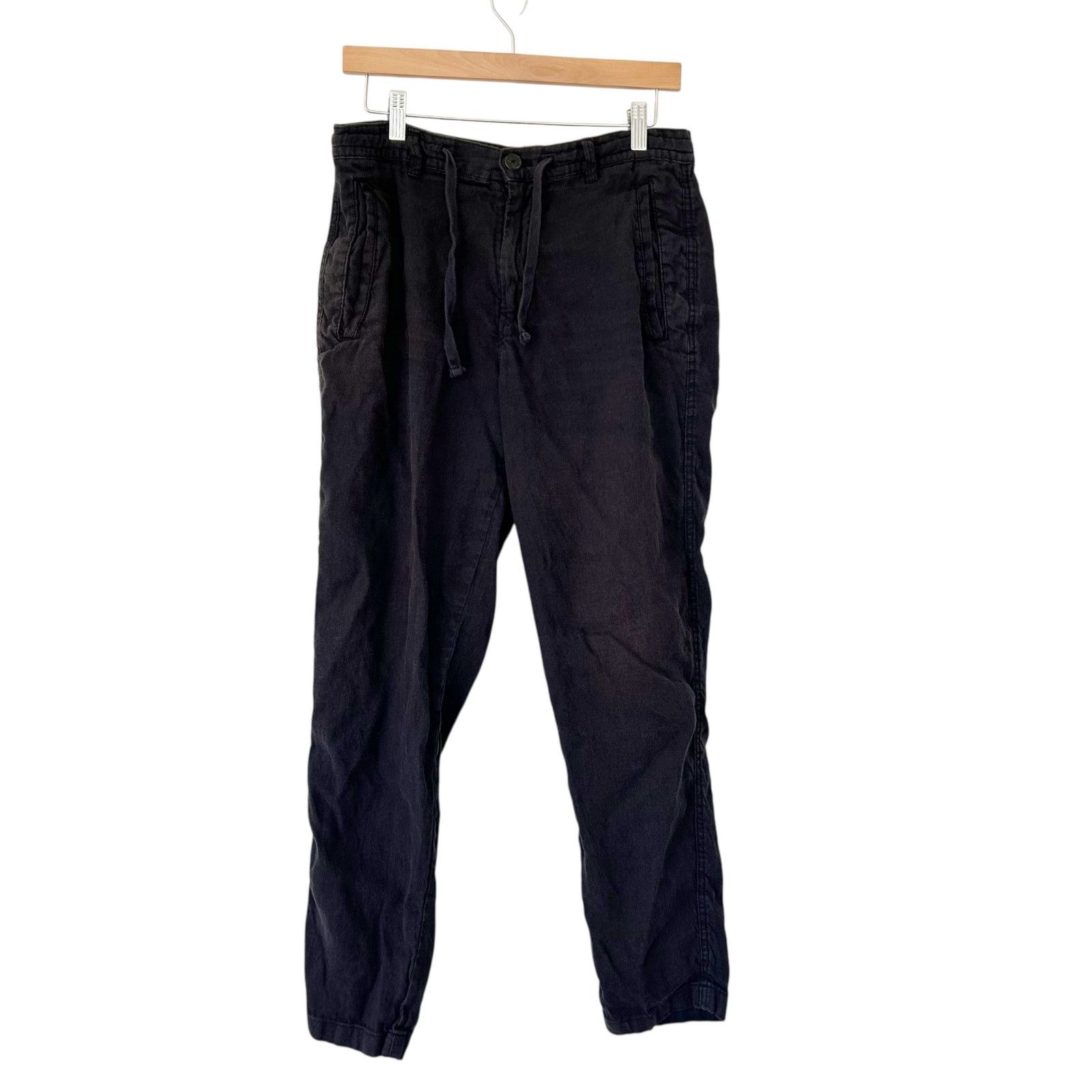 Zara Zara Black Cargo Type Pants Sz 30 Size 30" / US 8 / IT 44 - 1 Thumbnail