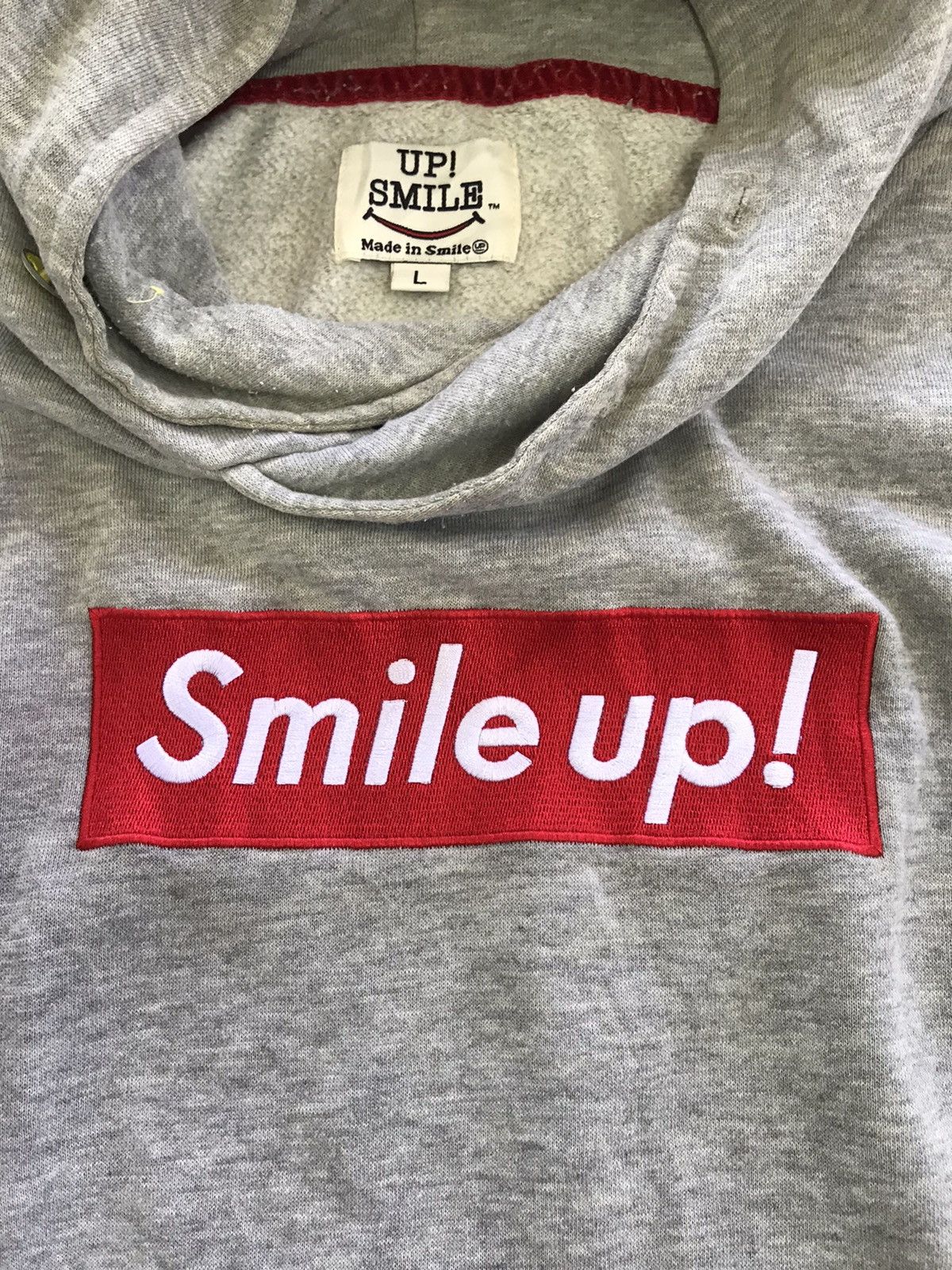 Japanese Brand Up! Smiley Vintage Pullover Hoodie Size US M / EU 48-50 / 2 - 17 Thumbnail