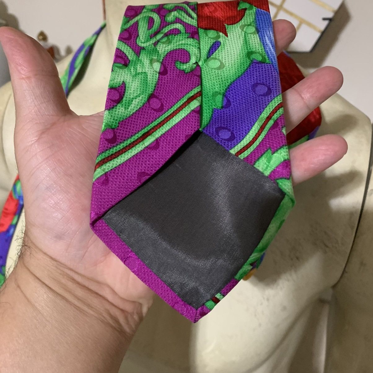 Versace V2 by Versace Floral silk tie Size ONE SIZE - 10 Thumbnail