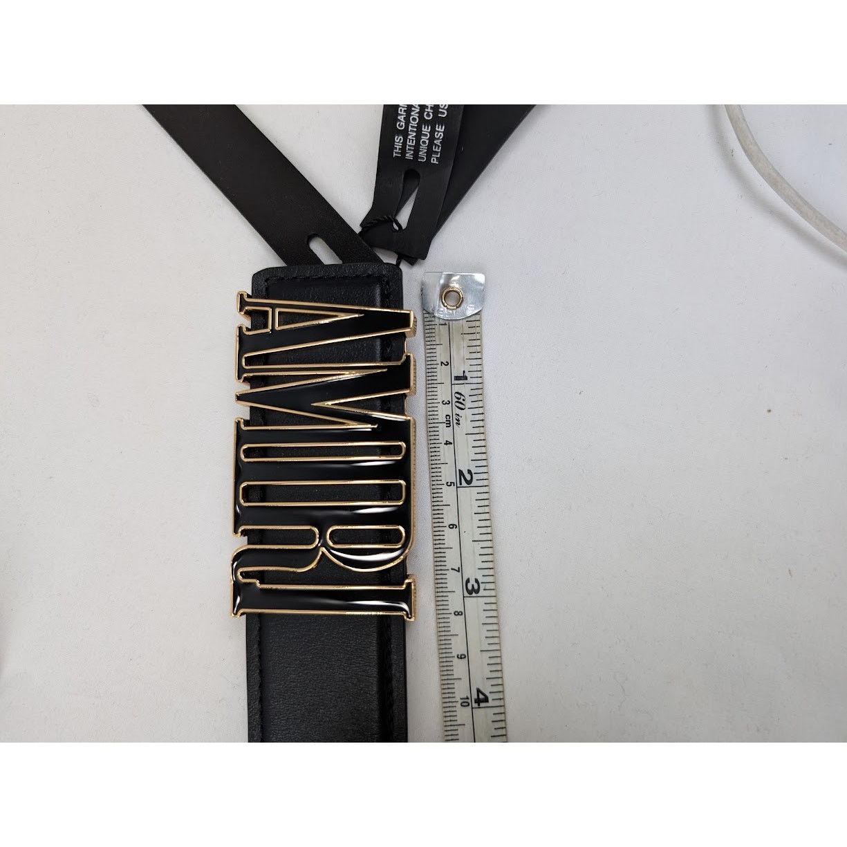 Amiri o1rshd1 Size: 70 CM / Nappa Amiri 4cm Belt in Black Size ONE SIZE - 11 Thumbnail