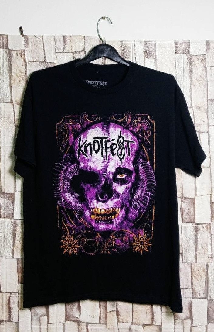 Vintage Slipknot Knotfest Roadshow T Shirts Size US M / EU 48-50 / 2 - 1 Thumbnail