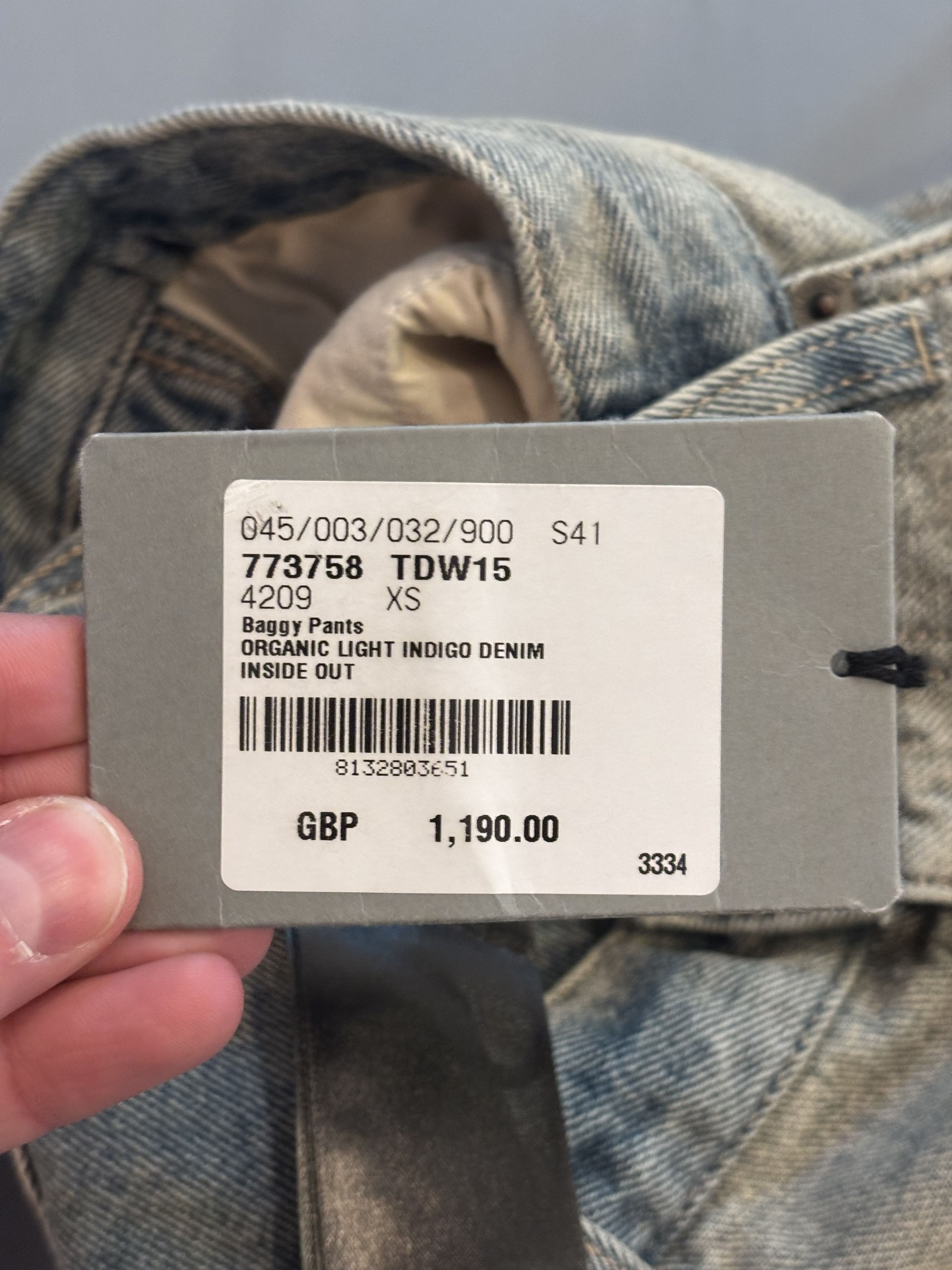 Balenciaga Jean’s large baggie Balenciaga bleu délavé en tbe Size US 30 / EU 46 - 12 Thumbnail