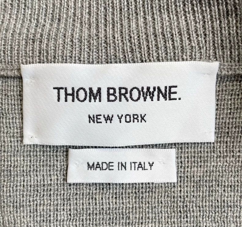 Thom Browne Thom Browne Gray knit long sleeves Size US S / EU 44-46 / 1 - 4 Thumbnail