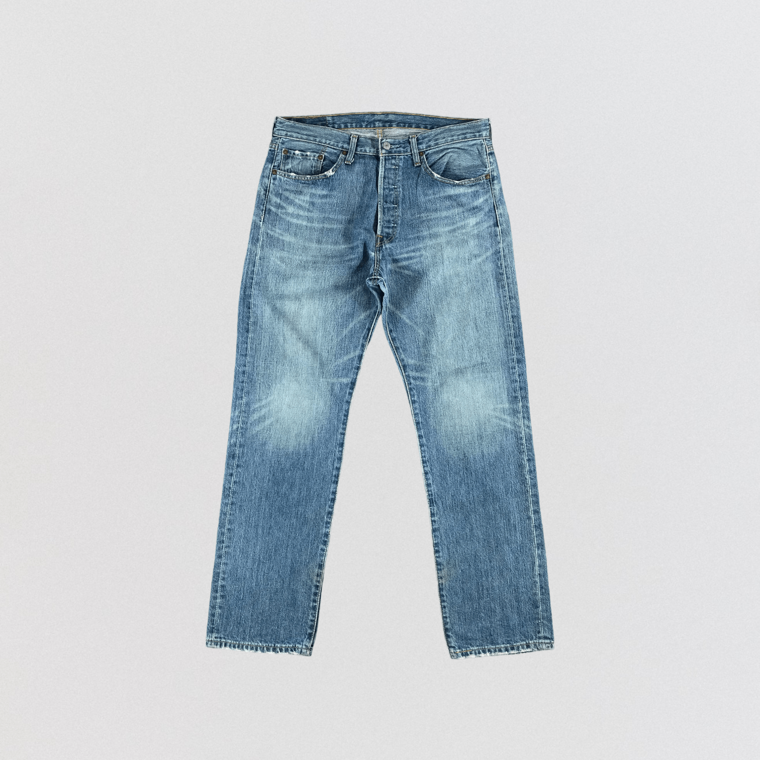 Levi's × Vintage 90s Vintage Blue Wash Levis 501 Jeans-JM2719 Size US 36 / EU 52 - 1 Thumbnail