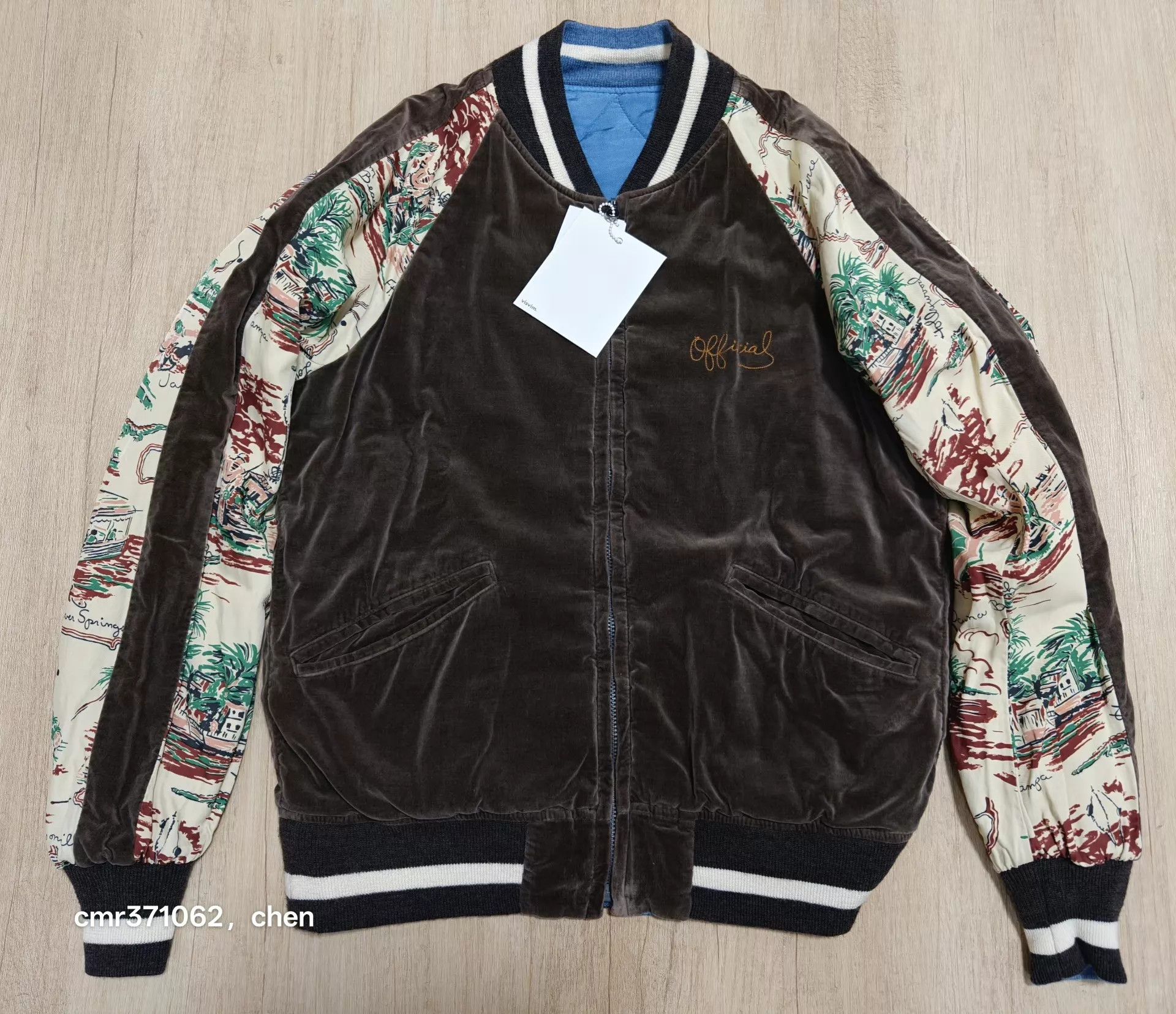 Visvim visvim 15SS Douglas Reversible Rayon Jkt Blue2 Size US M / EU 48-50 / 2 - 6 Thumbnail