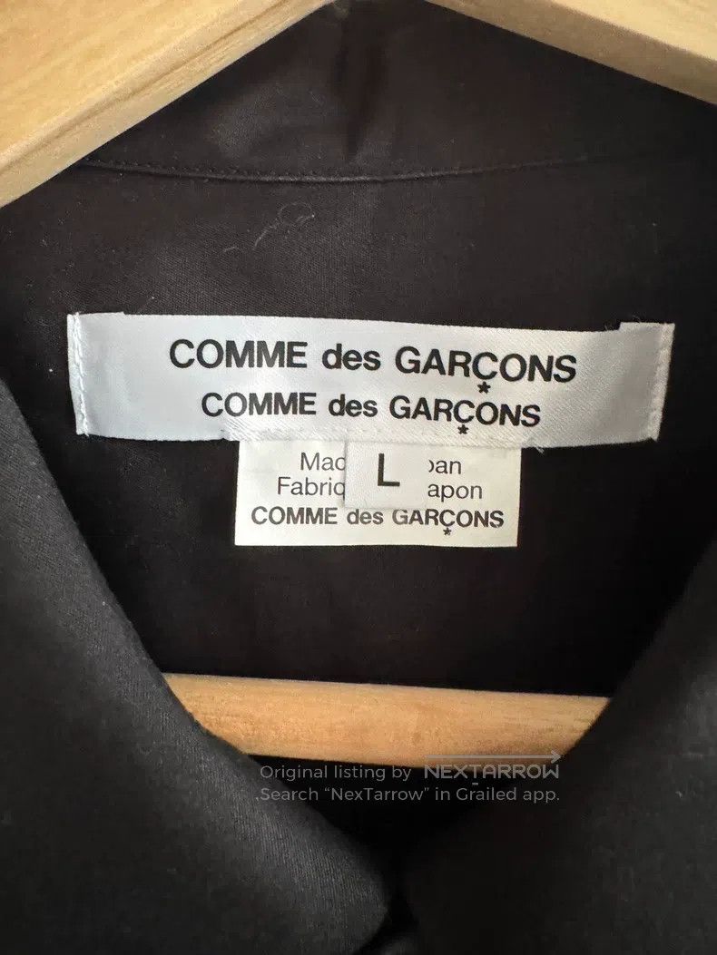 Comme des Garcons Comme Des Garcons Black pleated flowered shirt Size L / US 10 / IT 46 - 3 Thumbnail
