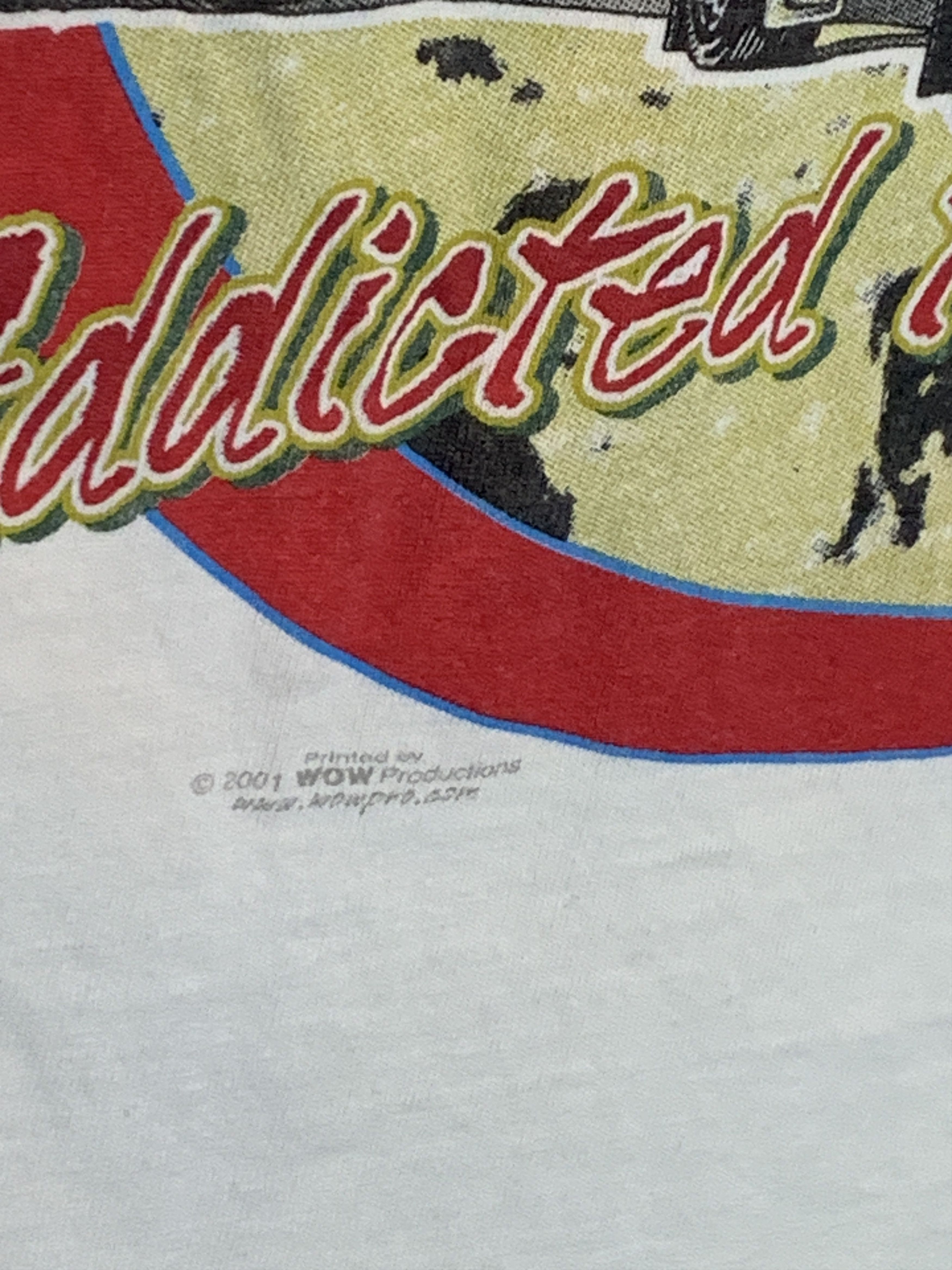 Vintage RARE* Vintage Addicted To Grass Hay Trucking Art T-Shirt Y2K Size US XL / EU 56 / 4 - 6 Thumbnail
