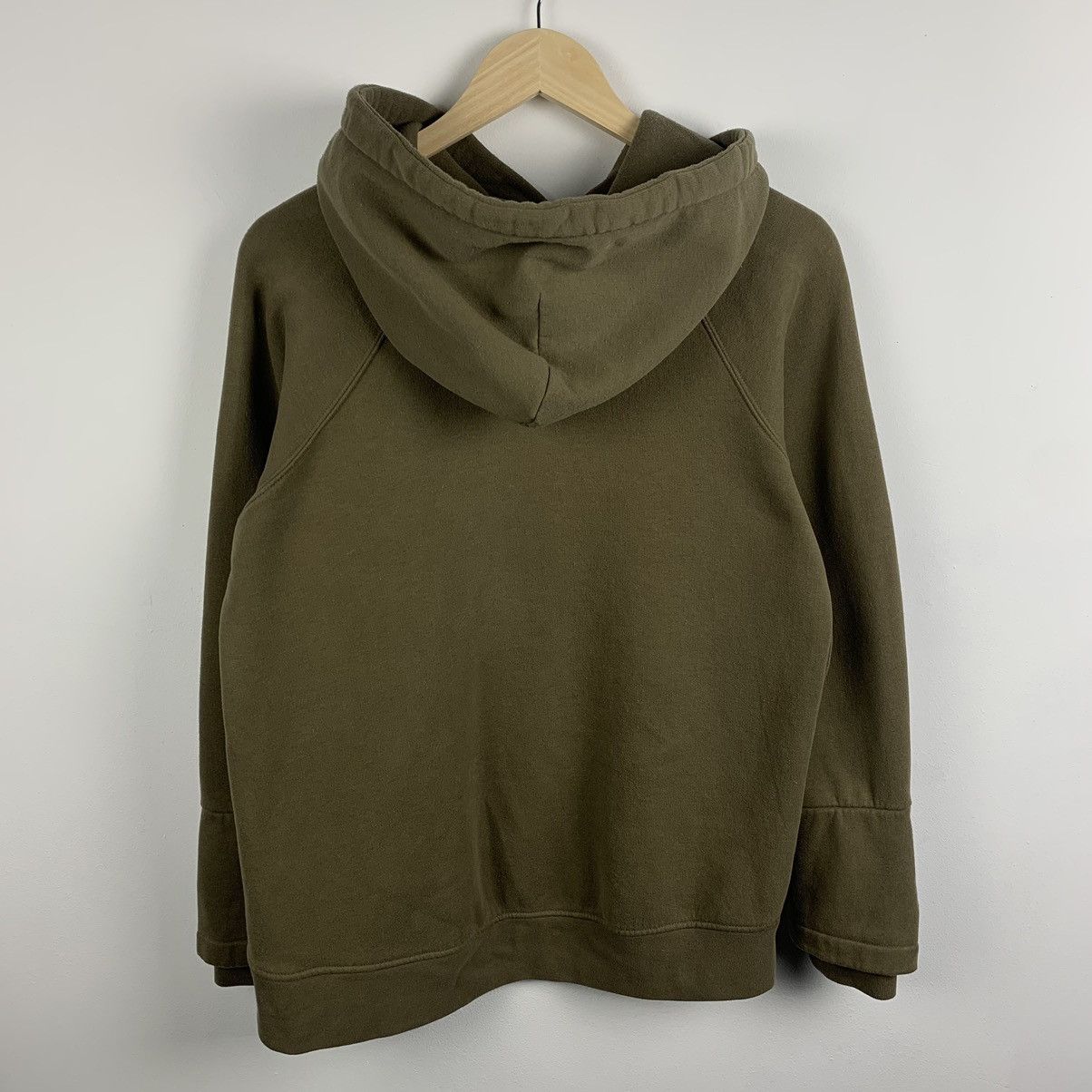 Allsaints Allsaints Big Logo Hoodie Khaki Green Designer Luxury Size XS / US 0-2 / IT 36-38 - 14 Thumbnail