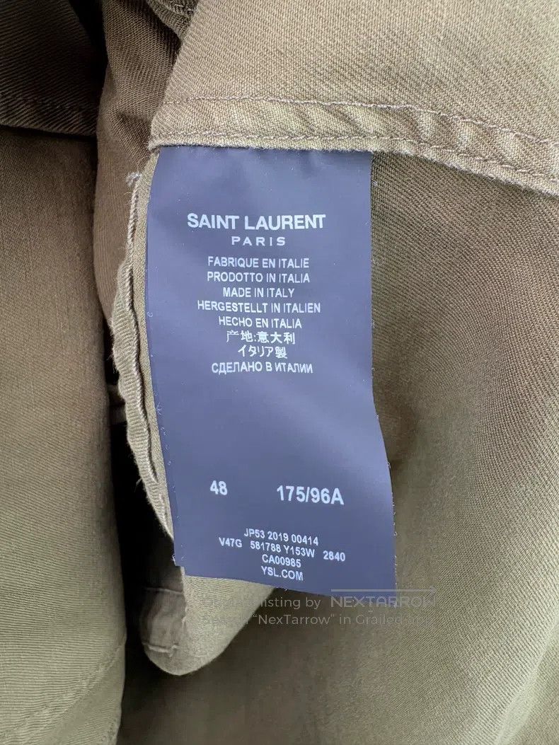 Saint Laurent Paris Saint Laurent Paris Hooded hunting jacket Size US M / EU 48-50 / 2 - 4 Thumbnail