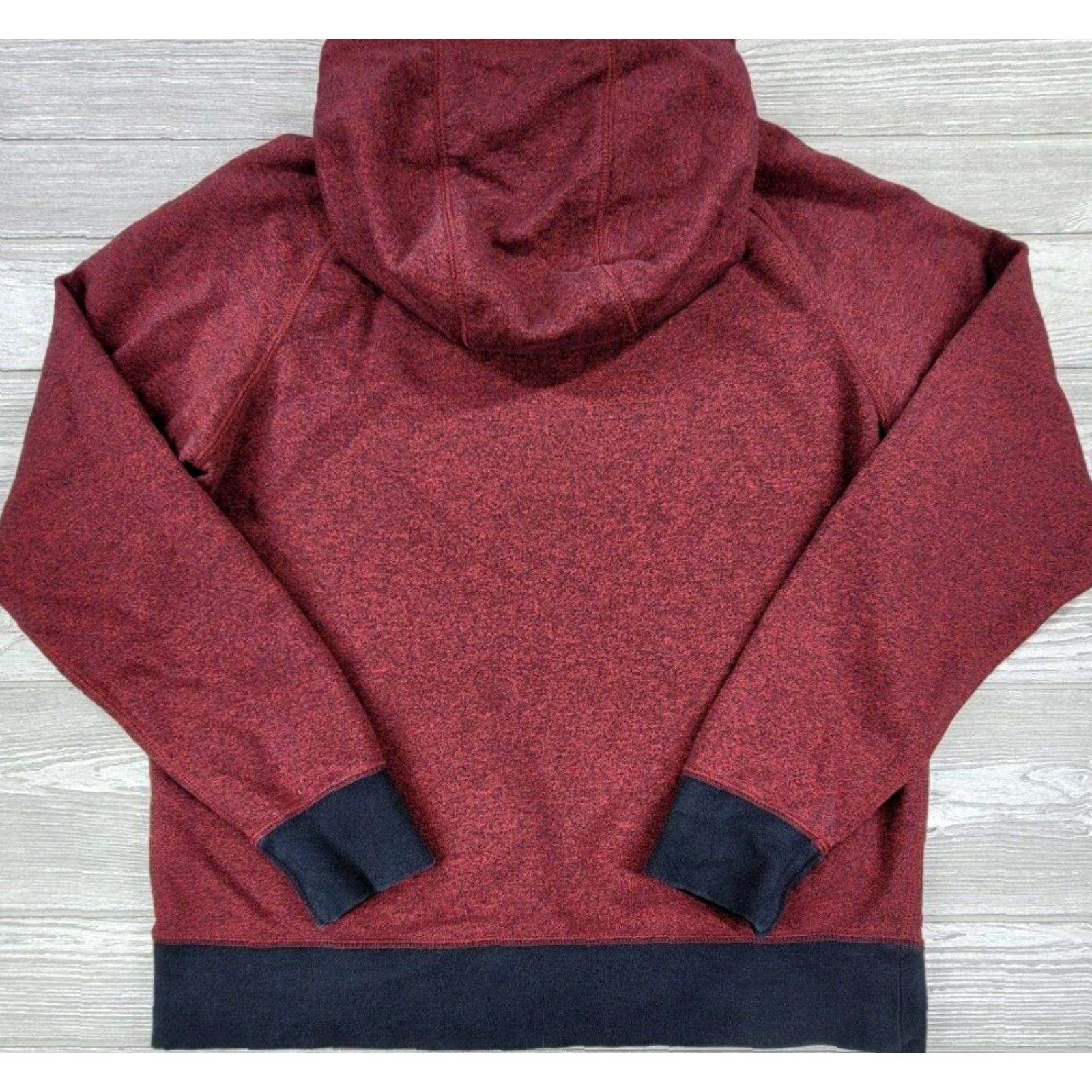 Nike Nike Hoodie Men’s Pullover V-Neck Kangaroo Pocket Black Red XS? No, Size L. Size US L / EU 52-54 / 3 - 7 Thumbnail