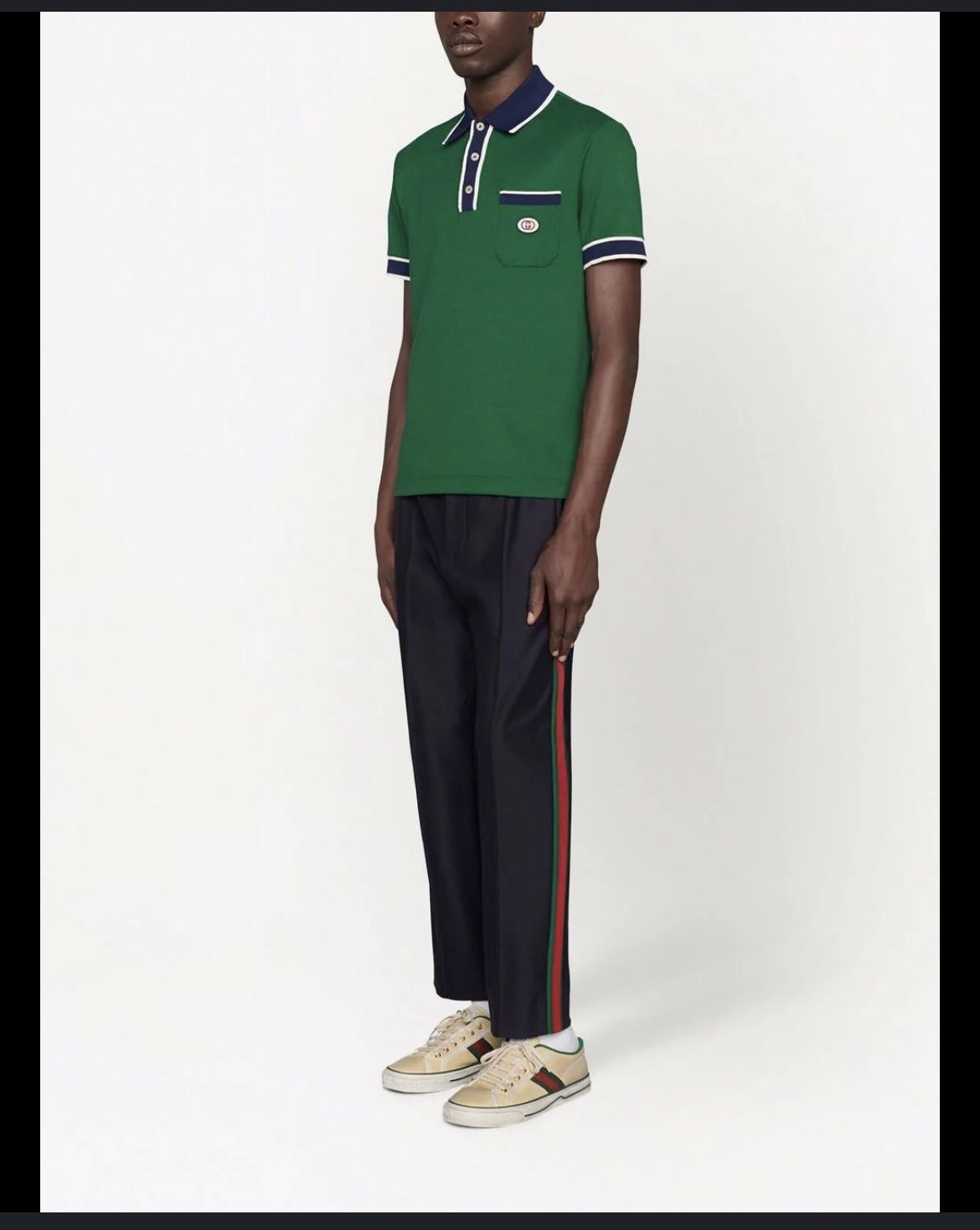 Gucci Cotton Piquet Polo Shirt