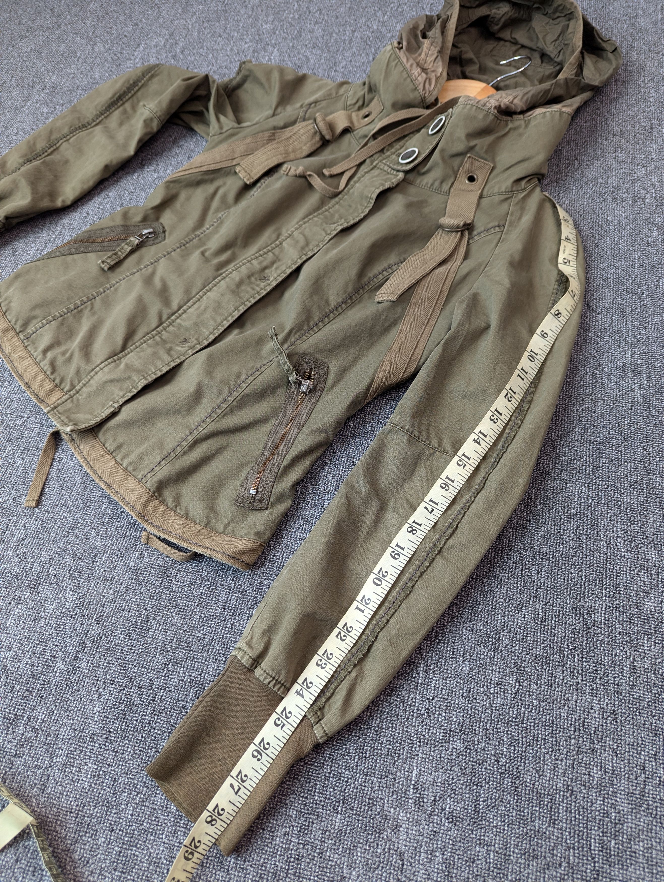 Marithe + Francois Girbaud Marithe Francois Girbaud Tactical Military Hooded Jacket Size M / US 6-8 / IT 42-44 - 19 Thumbnail