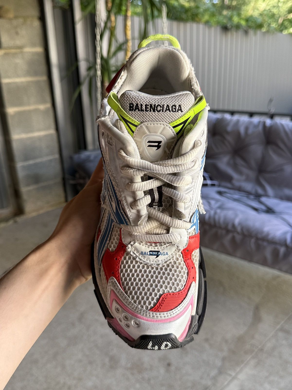 Balenciaga Balenciaga Runner Multicolour Size US 7 / EU 40 - 4 Thumbnail