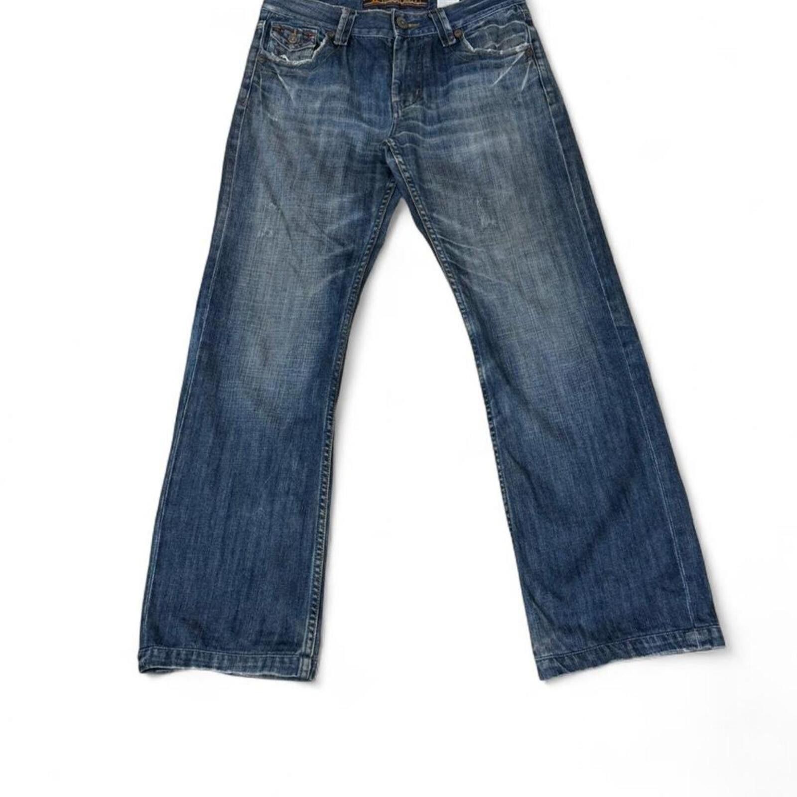 True Religion Vintage Buckaroo straight fit denim jeans Size US 32 / EU 48 - 2 Thumbnail