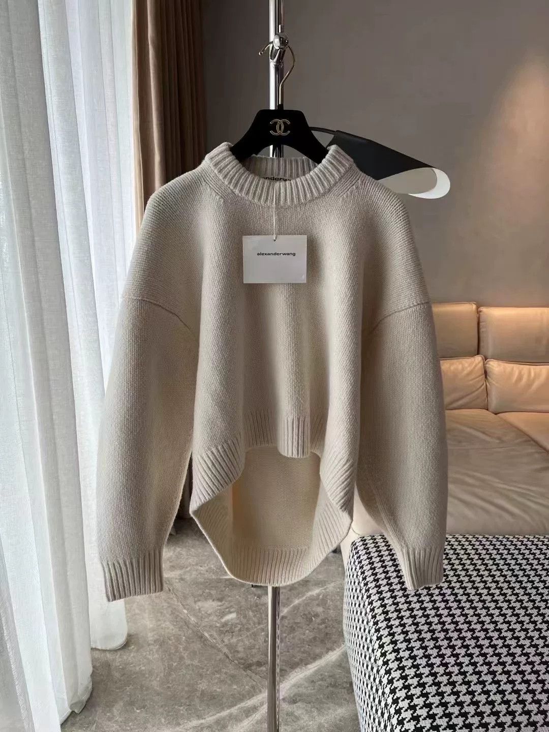 Alexander Wang Alexander Wang White Oversized Sweater Size S / US 4 / IT 40 - 1 Thumbnail