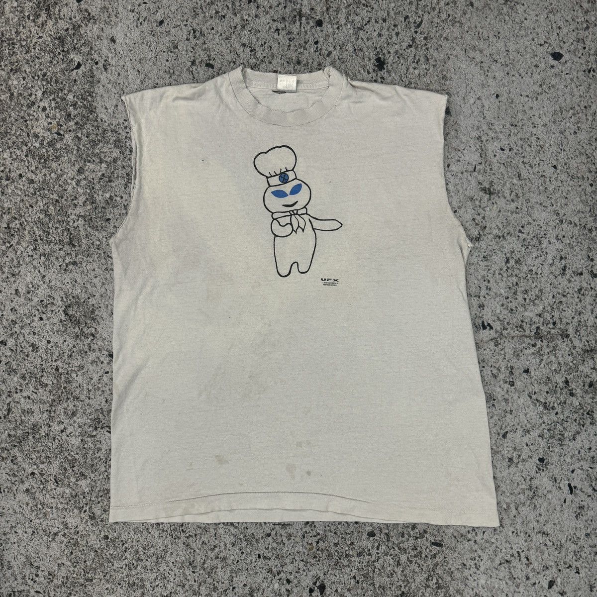 Vintage 90s Doughboy Thrashed Mobtown Chicago Shirt ERD Grunge Size US XL / EU 56 / 4 - 4 Thumbnail