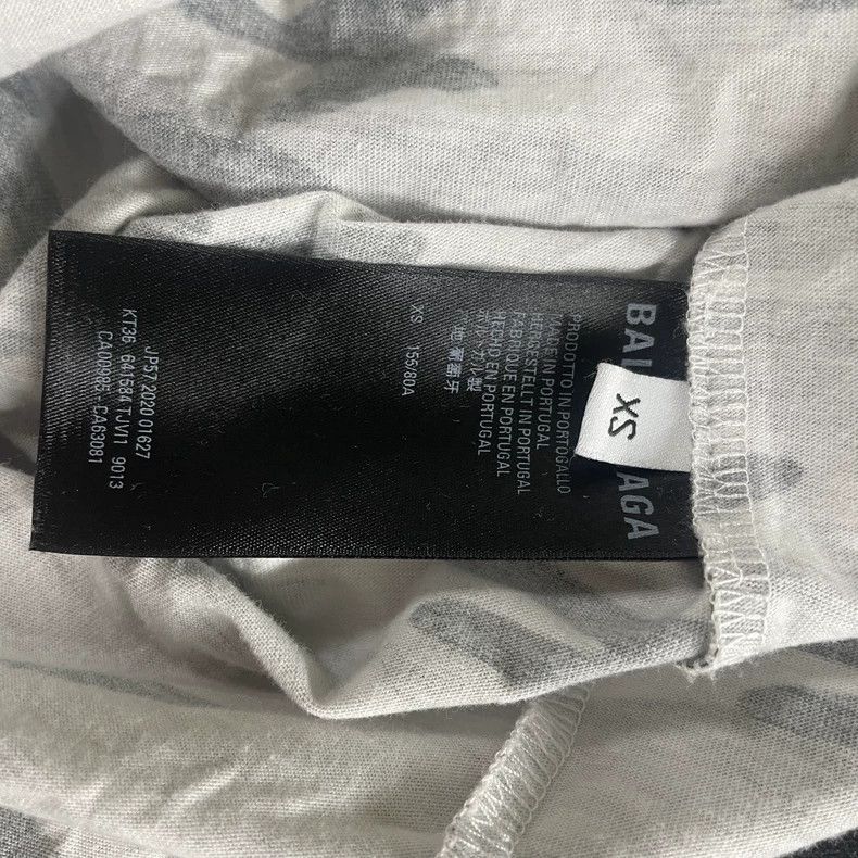Balenciaga Balenciaga SS21 Retro Plain Weave Double Layer Short Sleev Size XS / US 0-2 / IT 36-38 - 5 Thumbnail
