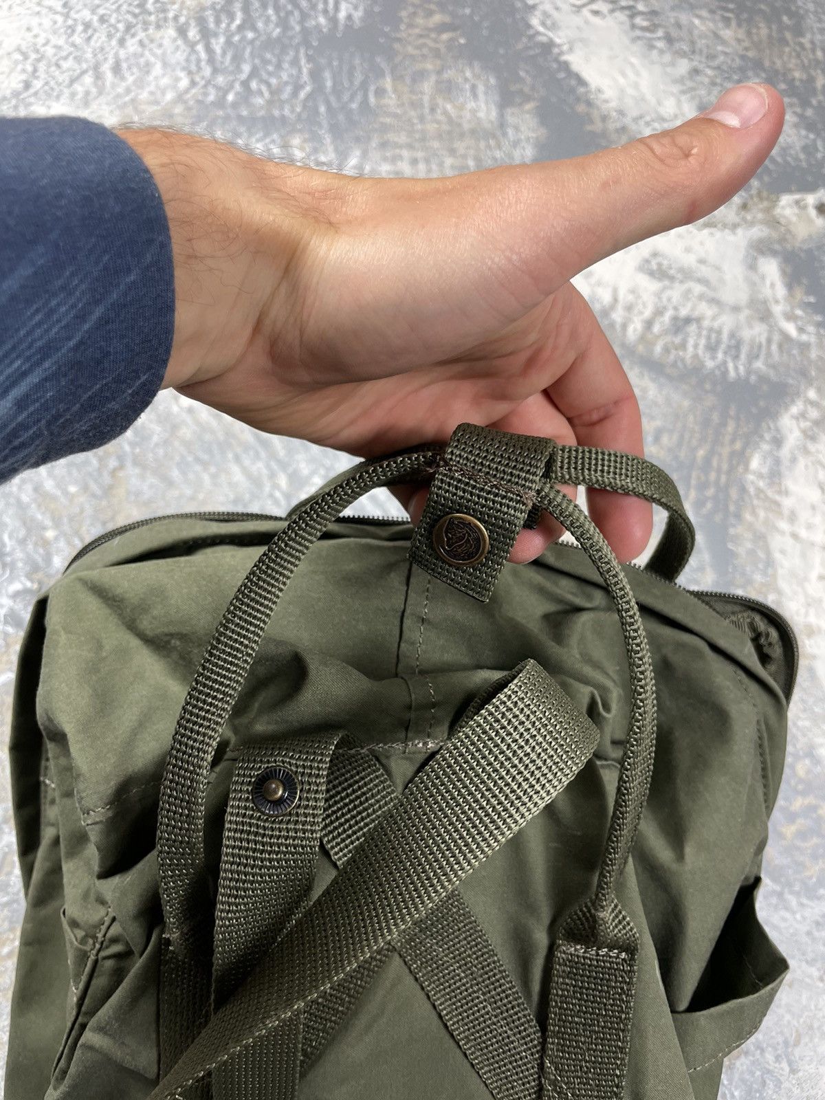 Fjallraven Fiallraven Kanken Khaki Backpack Medium Size ONE SIZE - 7 Thumbnail