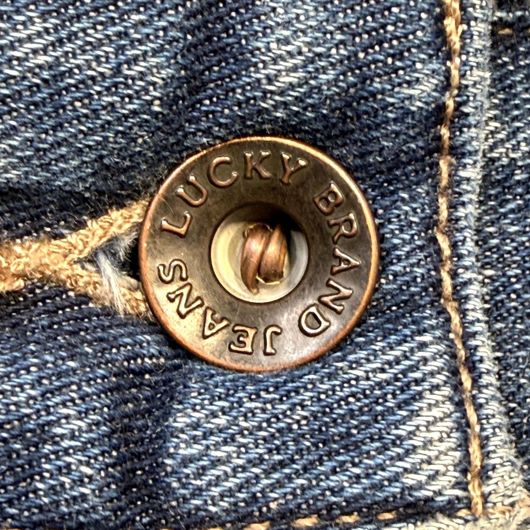 Lucky Brand Lucky Brand Pixie Denim Jacket Womens Medium Blue Jean Button Front Pockets Size 32" / US 10 / IT 46 - 4 Thumbnail