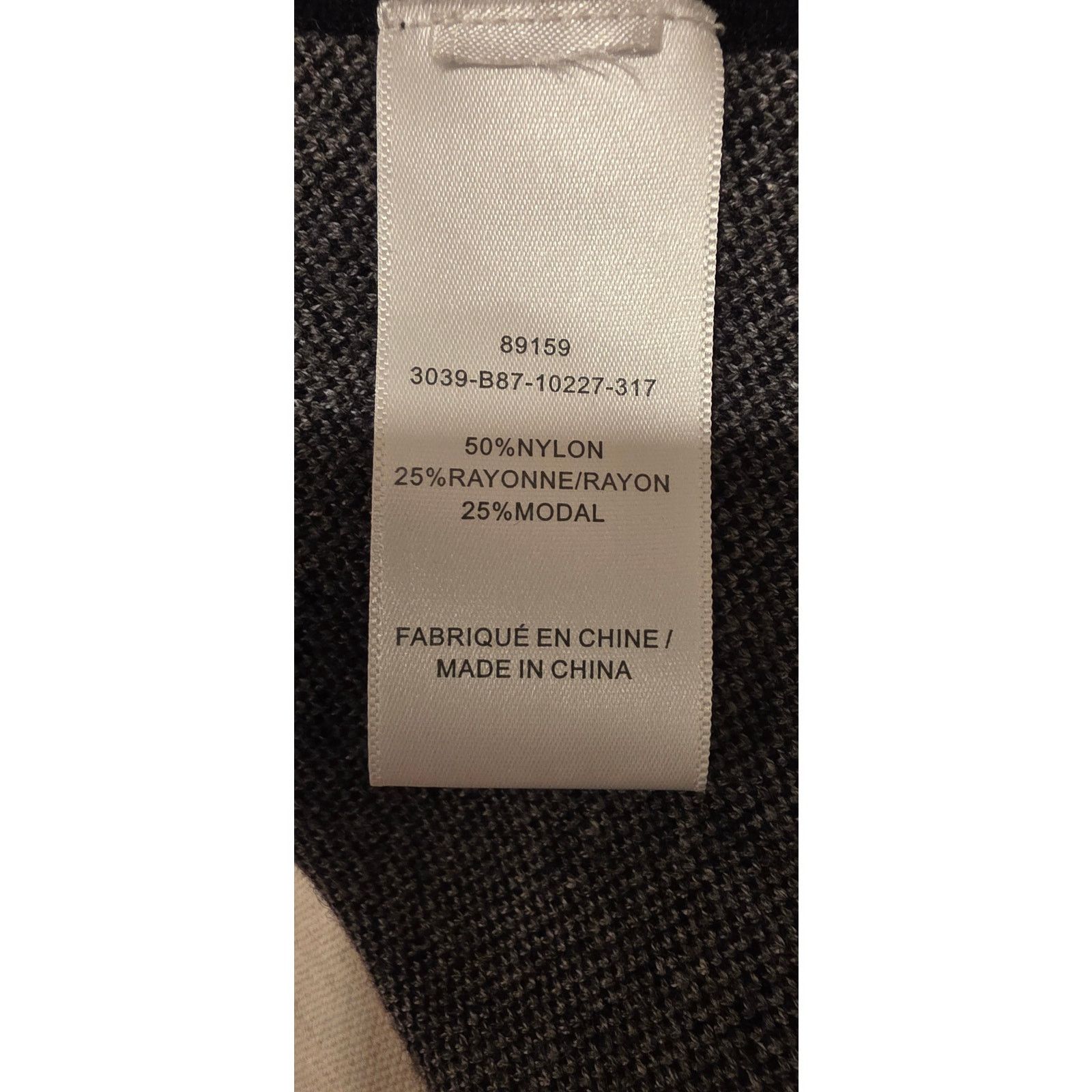 Other Laura Open Front Black & Gray Knit Cardigan Vest Size XL Size XL / US 12-14 / IT 48-50 - 4 Thumbnail