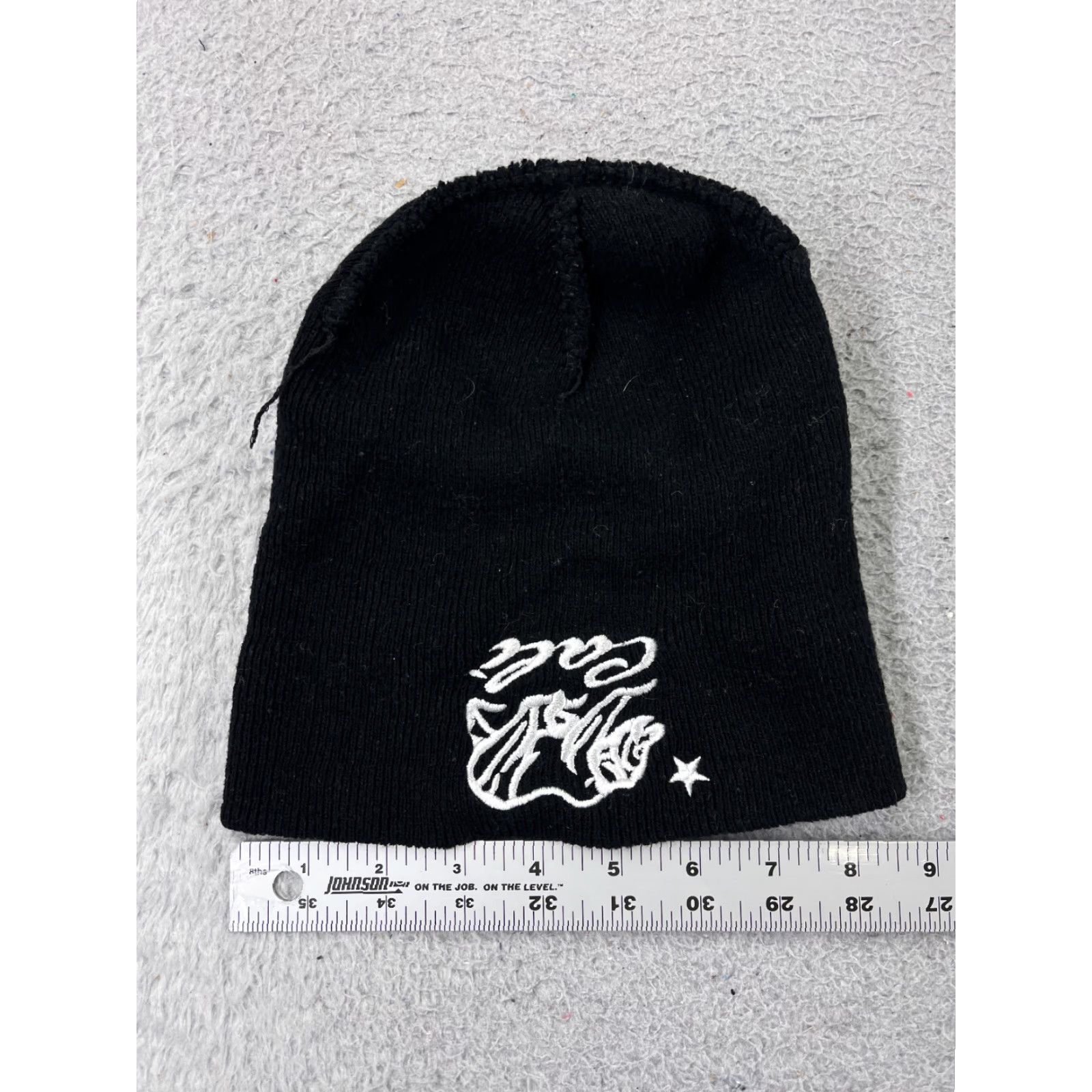 Vintage California Beanie Toque Adult One Size Black Embroidered Bear Acrylic Cali Size ONE SIZE - 4 Thumbnail