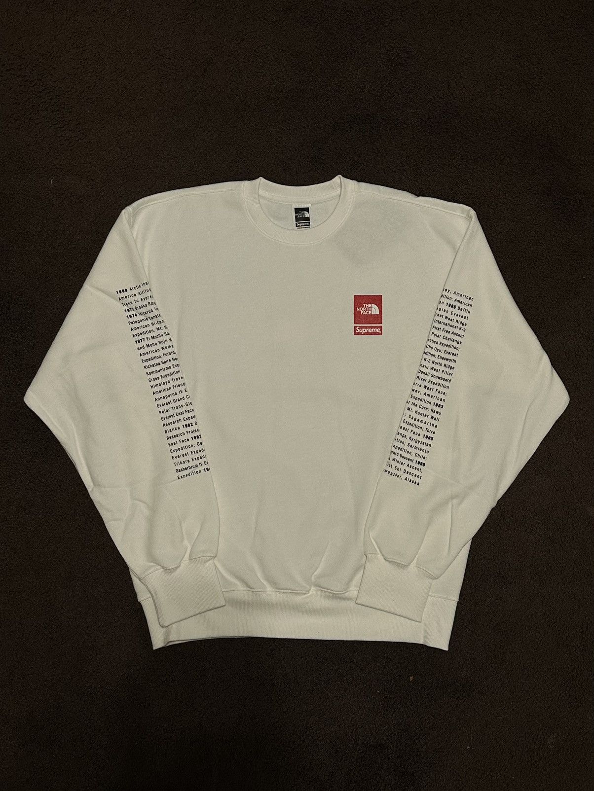 Supreme × The North Face Supreme The North Face Crewneck White (Size Medium) Size US M / EU 48-50 / 2 - 1 Thumbnail