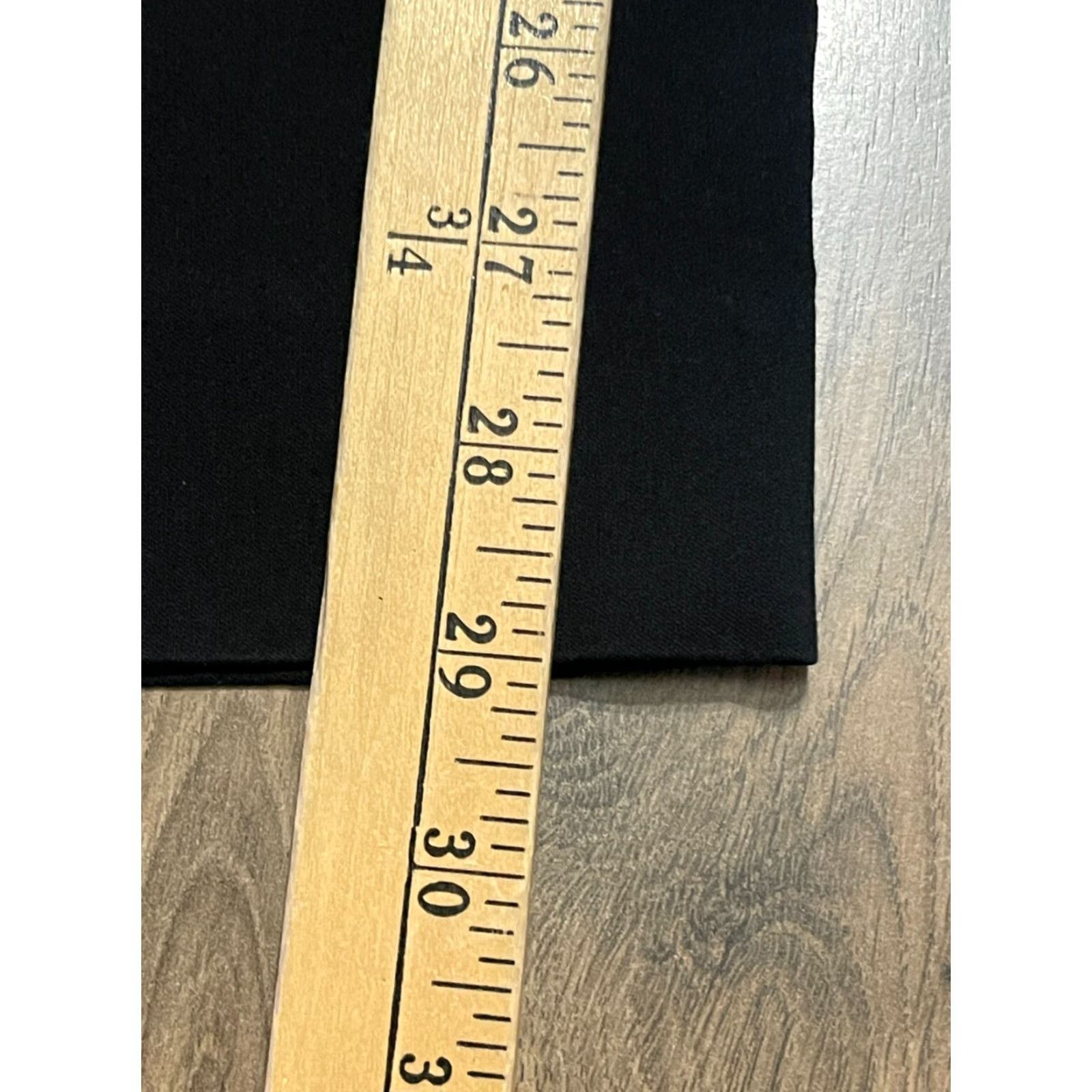 Vintage The Limited Pants Women's 8 Black Dress Pants Capris Exact Stretch Straight Inseam 22 in Regular Front Flat Stretch Size 30" / US 8 / IT 44 - 5 Thumbnail