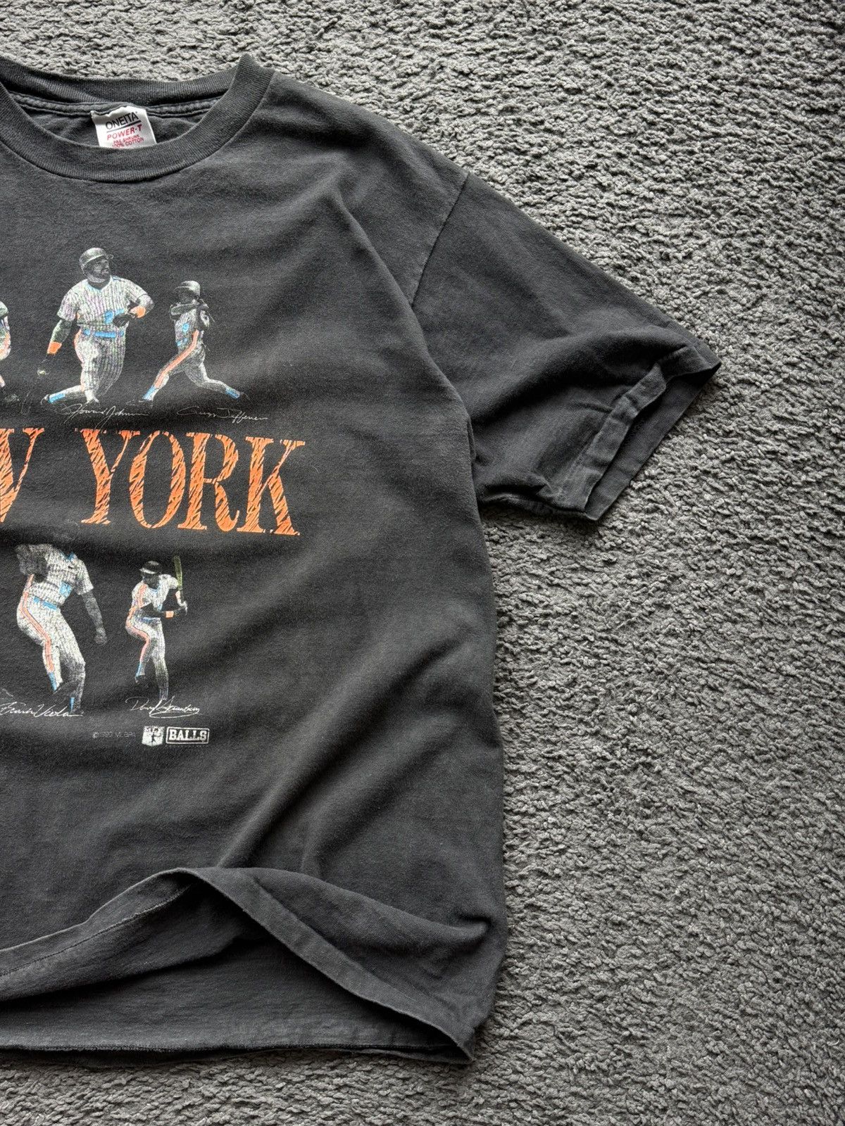 MLB Vintage 90s New York Mets MLB T-shirt (Darryl Strawberry) Size US XL / EU 56 / 4 - 4 Thumbnail