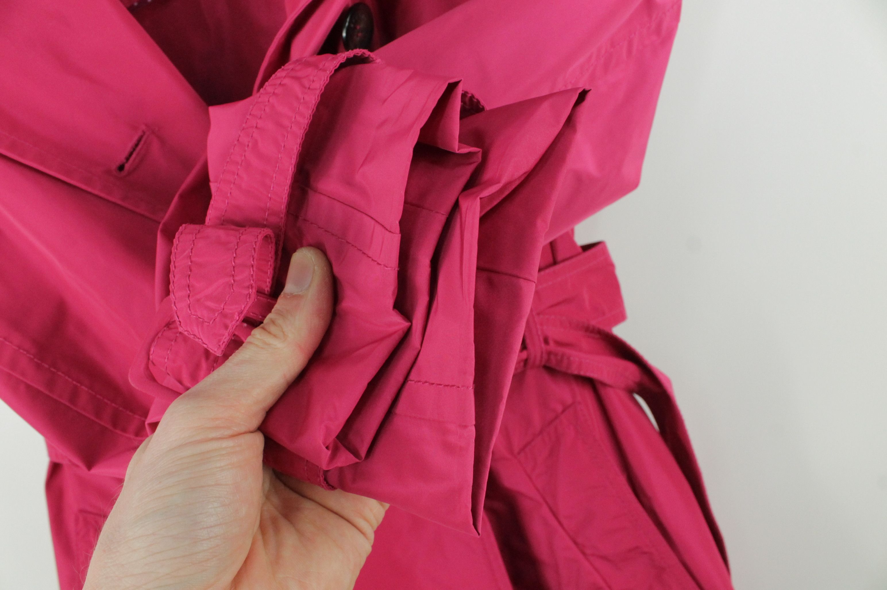 Weekend Max Mara Weekend Max Mara Double-Breasted Belted Pink Trench Coat Size S / US 4 / IT 40 - 6 Thumbnail