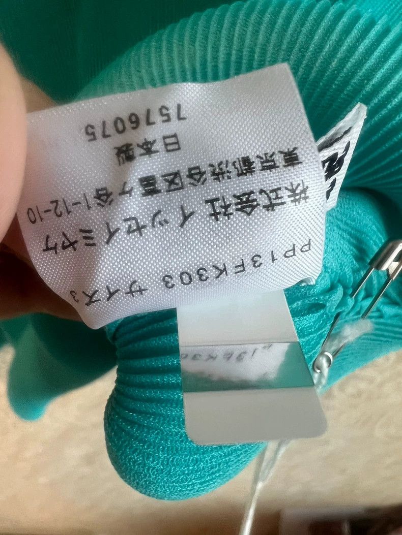 Issey Miyake Issey Miyake size:3 Lake blue close-pleated short-sleeved Size XS / US 0-2 / IT 36-38 - 6 Thumbnail