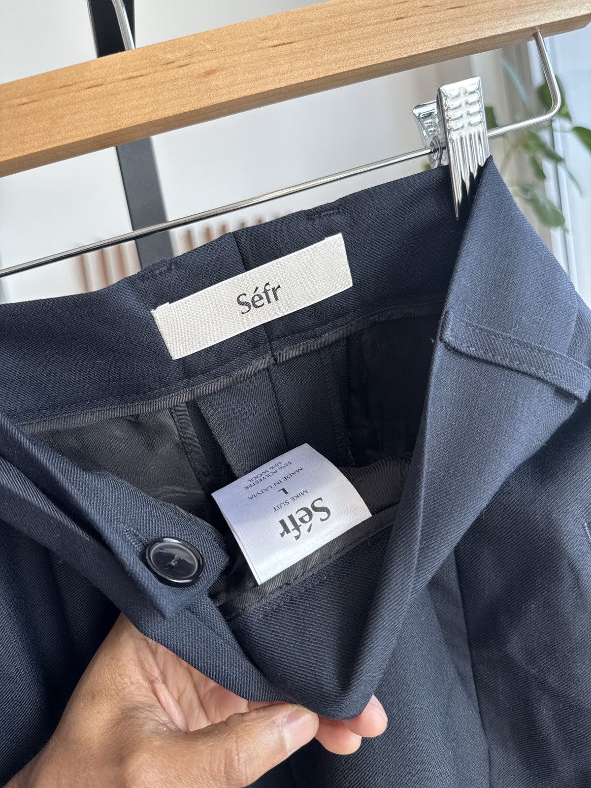 Sefr Sefr Mike Suit Trouser L Size 48R - 3 Thumbnail