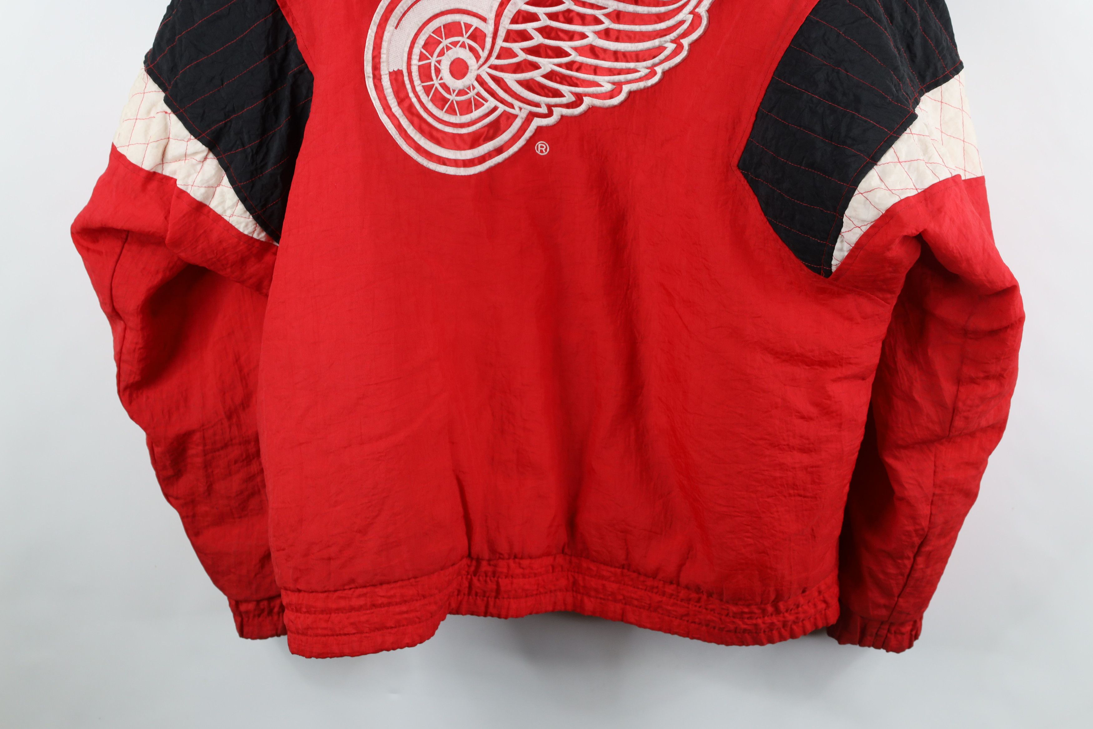 Starter × Vintage Vintage 90s Starter Detroit Red Wings Hockey Hooded Jacket Size US L / EU 52-54 / 3 - 16 Thumbnail