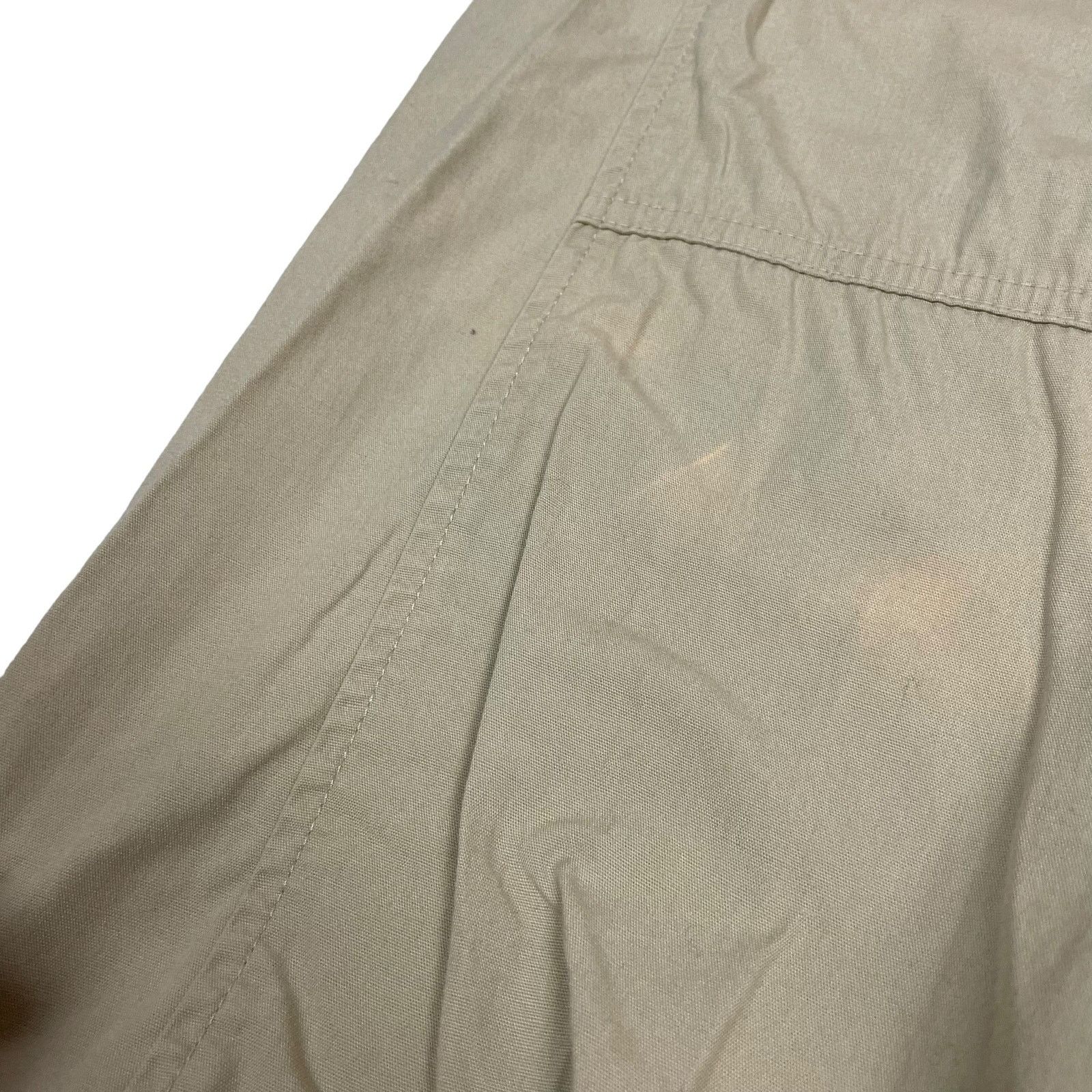 Nike × Vintage Nike Women's Beige Swoosh Straight Leg Cargo Pants Medium Size 30" / US 8 / IT 44 - 5 Thumbnail