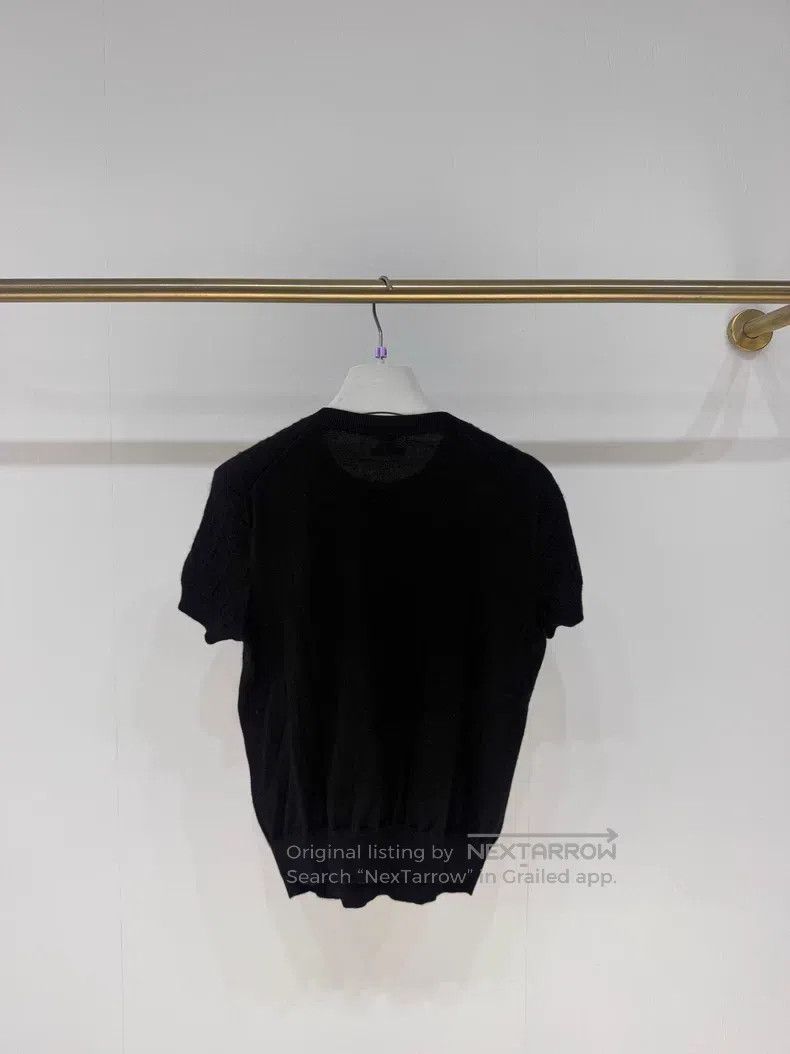 Hermes Hermes Pig Nose Relief Jacquard Pocket Short-Sleeve Knit S Size S / US 4 / IT 40 - 6 Thumbnail
