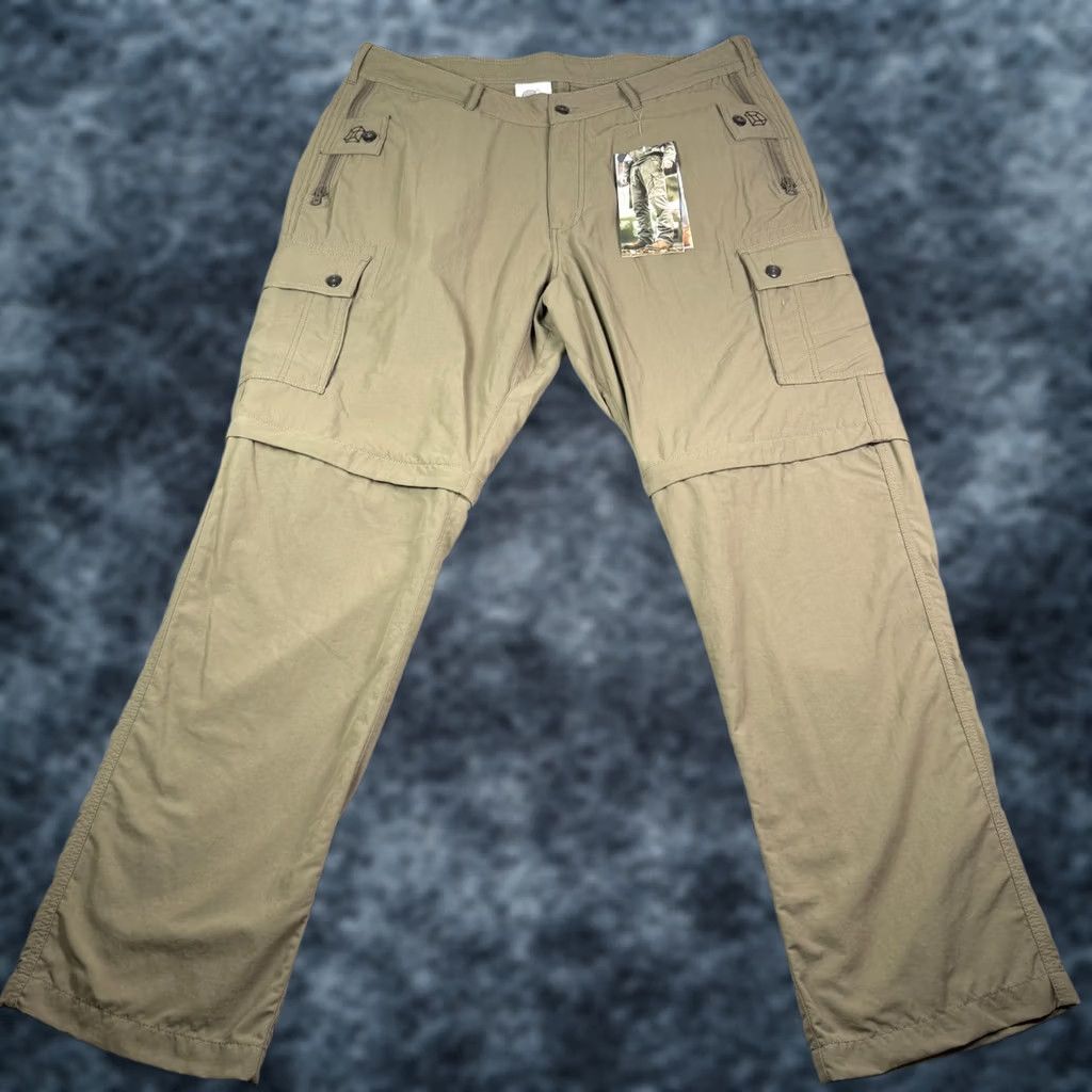 Vintage Clothing Arts P Cubed Pick Pocket Proof Pants 38x32 Beige Convertible Traveler Size US 38 / EU 54 - 1 Thumbnail