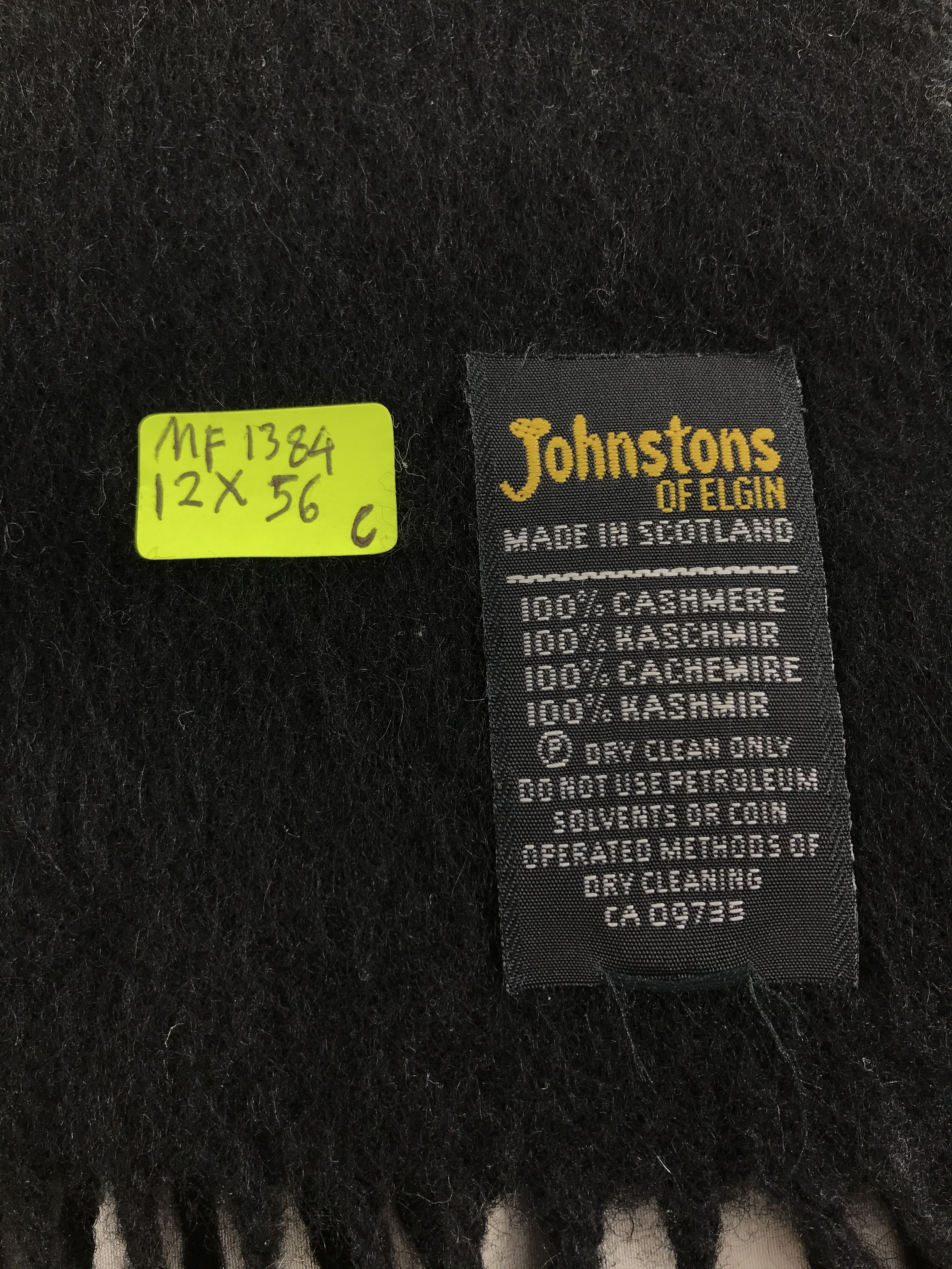 Johnstons Of Elgin Vintage Johnstons of Elgin Scarf/Muffler/Neckwear MF1384 Size ONE SIZE - 4 Thumbnail