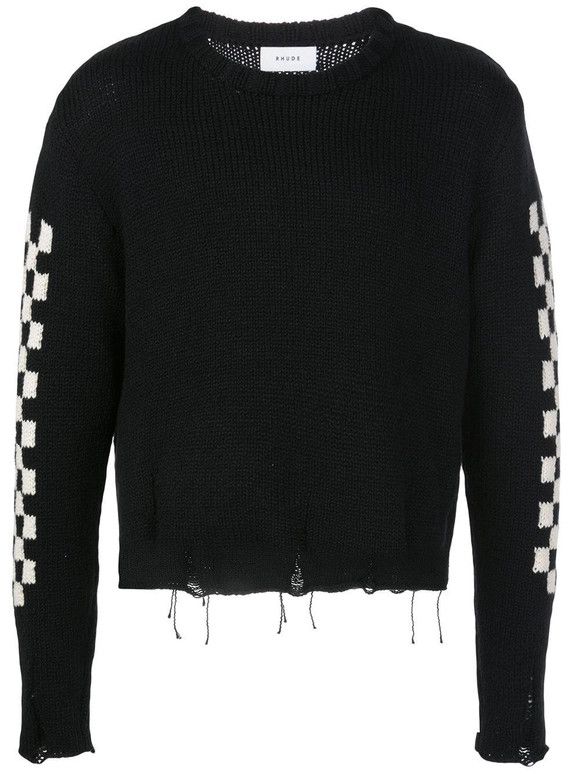 Rhude Rhude Rhacer hand knit sweater Size US L / EU 52-54 / 3 - 1 Thumbnail