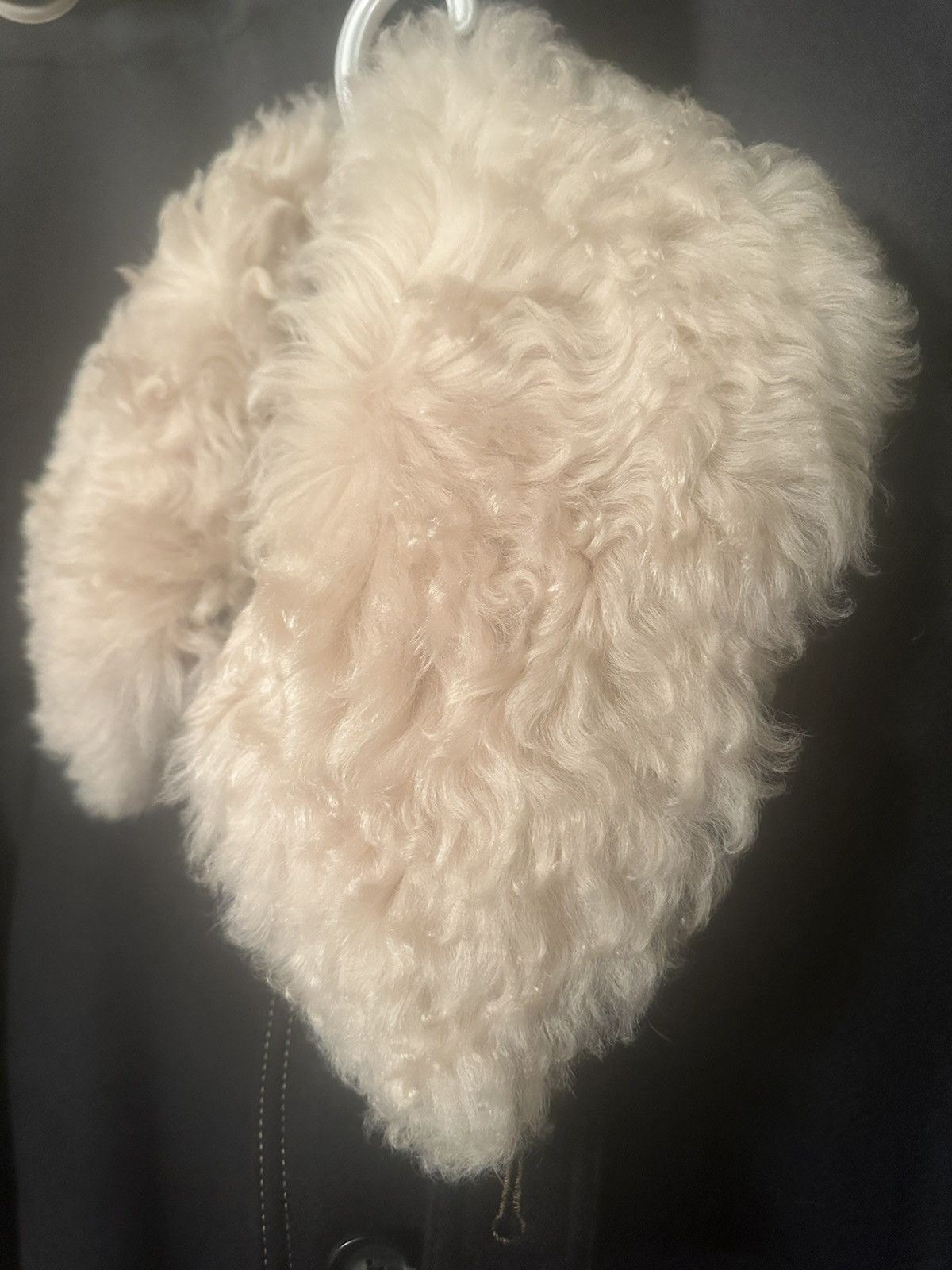 Helmut Lang Fur Shearling Collar Coat NWT Size L / US 10 / IT 46 - 10 Thumbnail